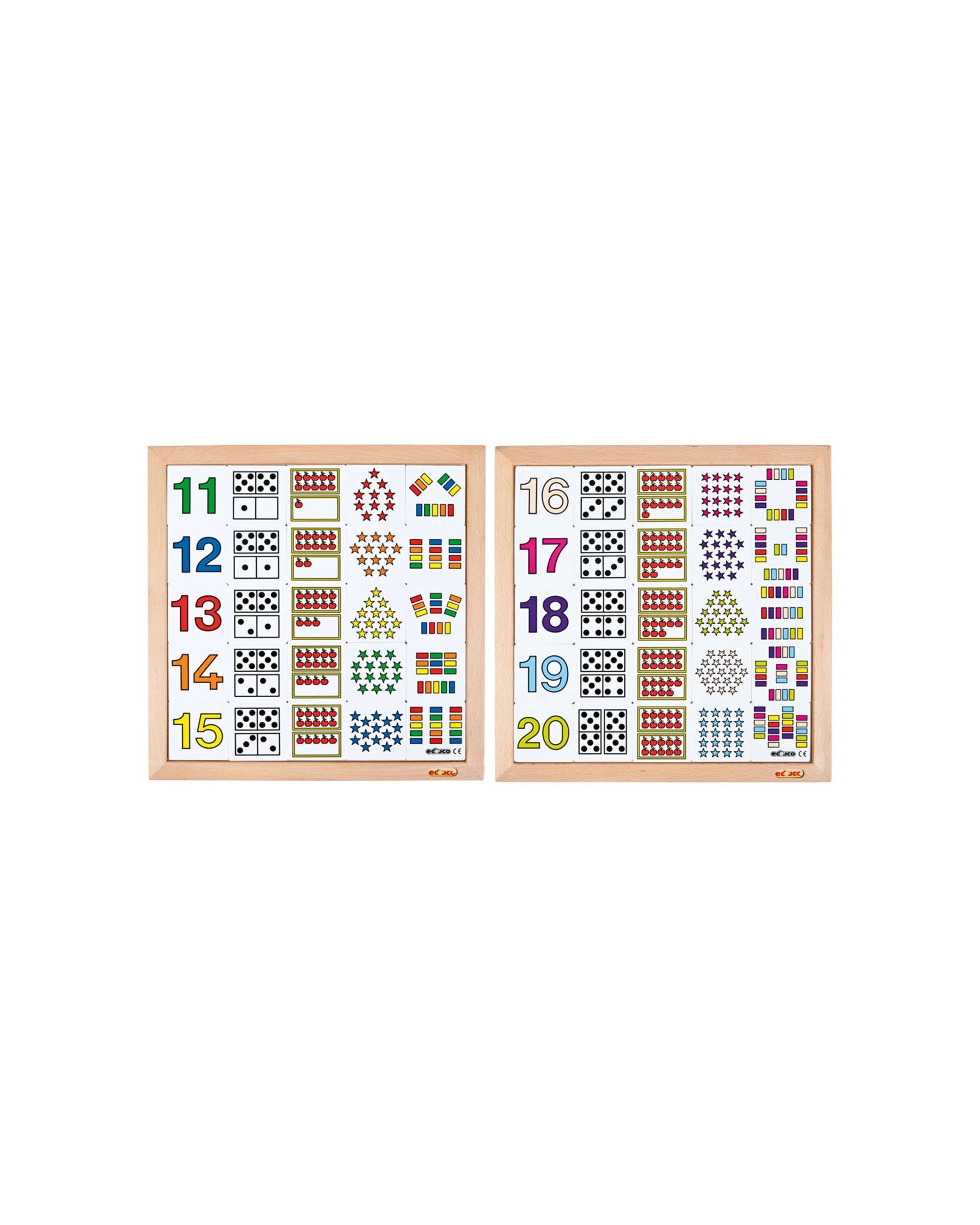 3 EDUCO Counting Diagram 11 - 20 Skills Educational Toy - Counting Tiles - Multi, 3 of 3
