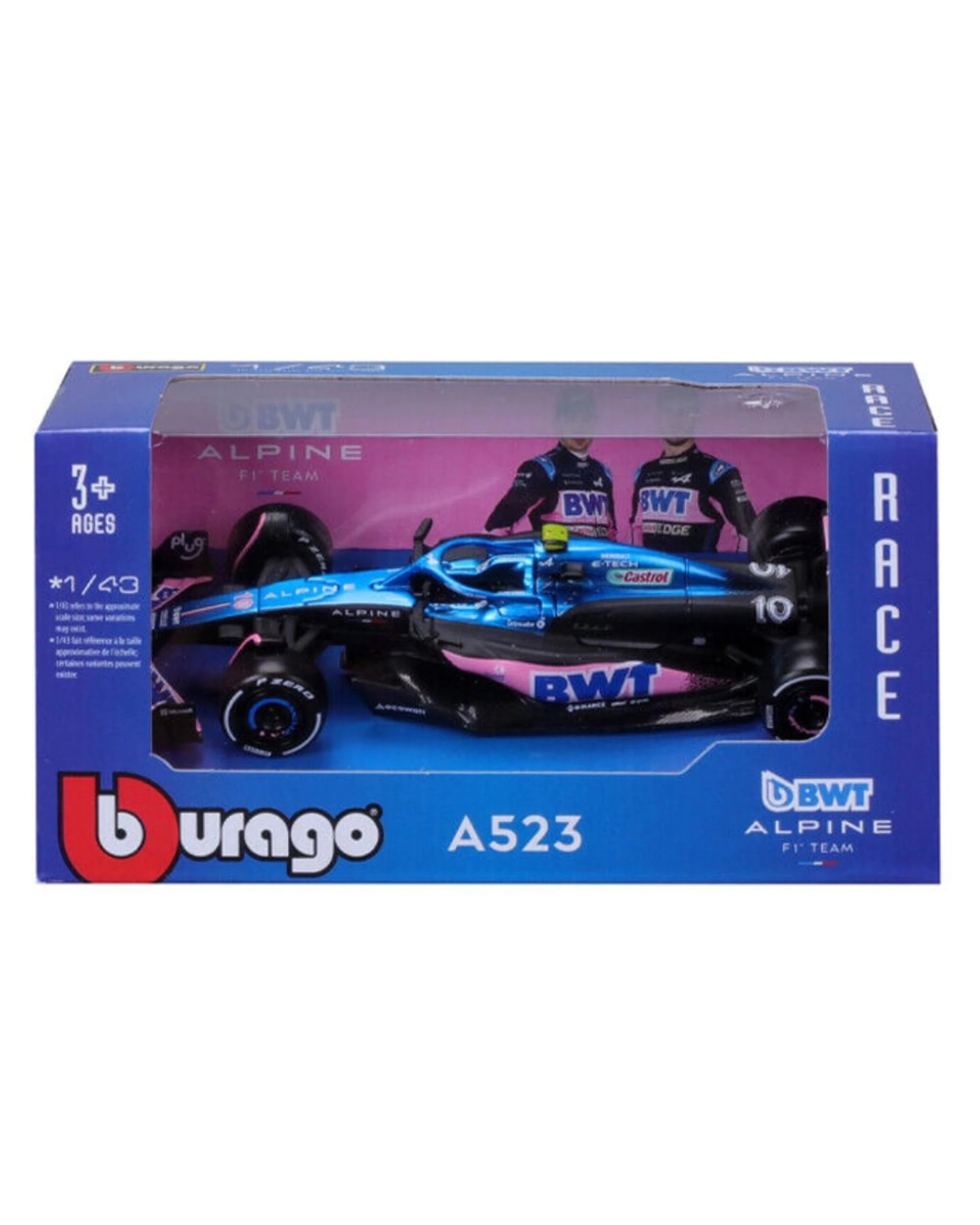 1 Bburago Formula Racing 2023 Renault Alpine A523 #31 Esteban Ocon 1:43 Scale Diecast Vehicle, 1 of 1