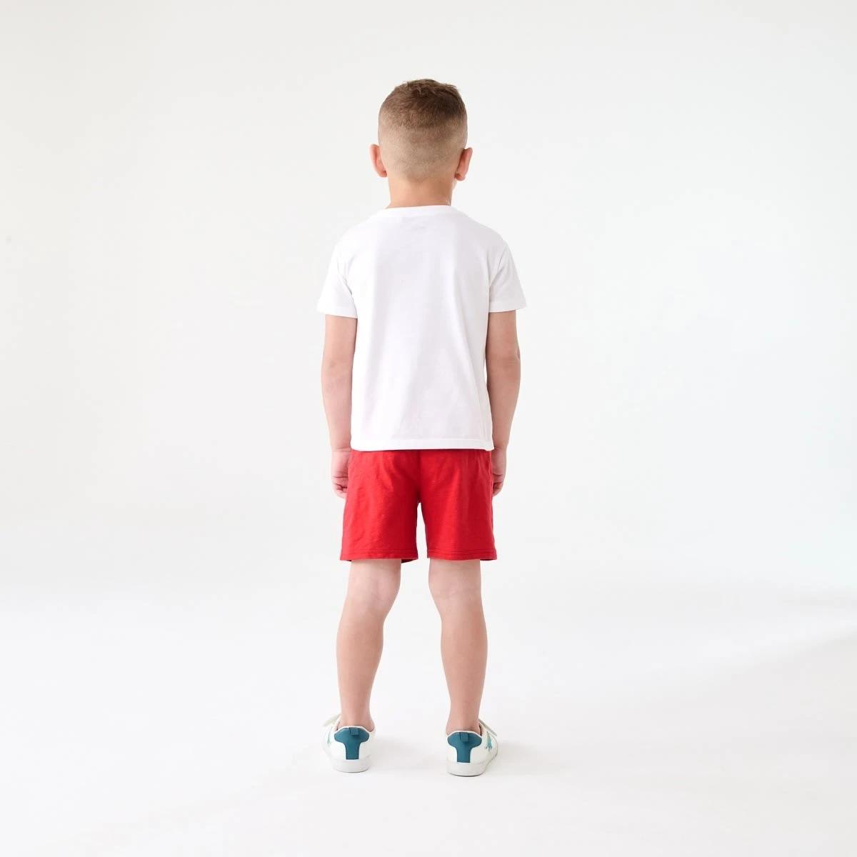 5 Cotton Knit Shorts RUBICONDO RED, 5 of 5