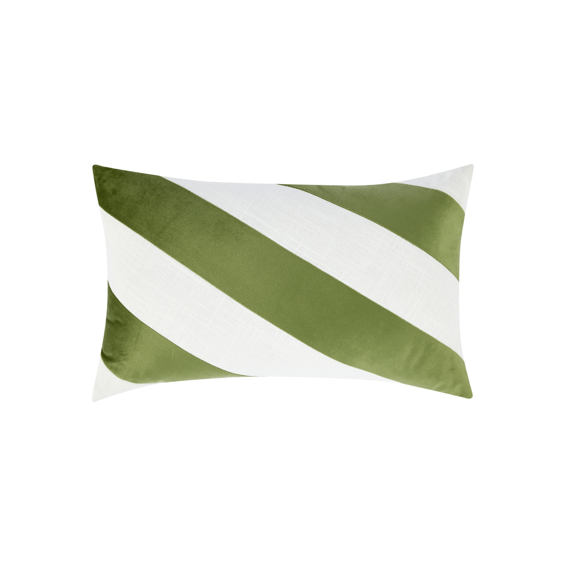 1 Diagonal Stripe Cushion - Sage, 1 of 4