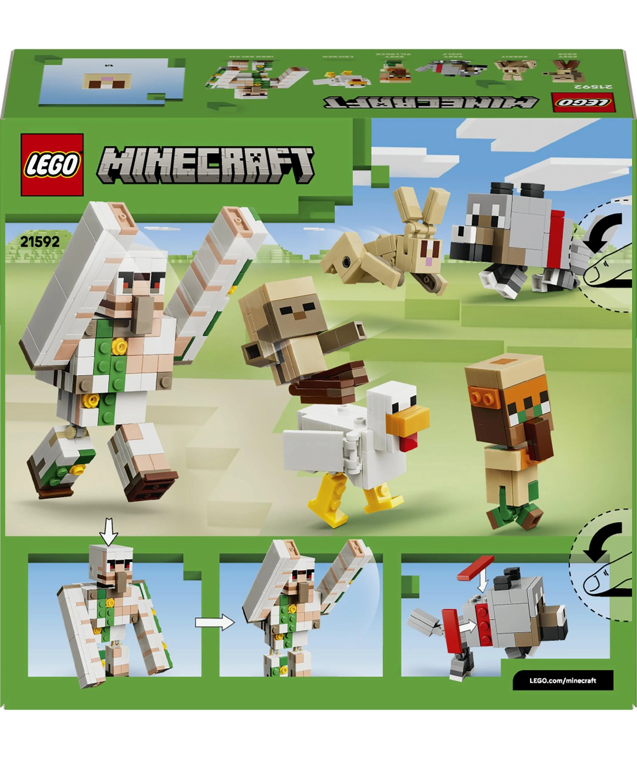 10 LEGO Minecraft Chicken Jockey Desert Attack 21592, 10 of 10
