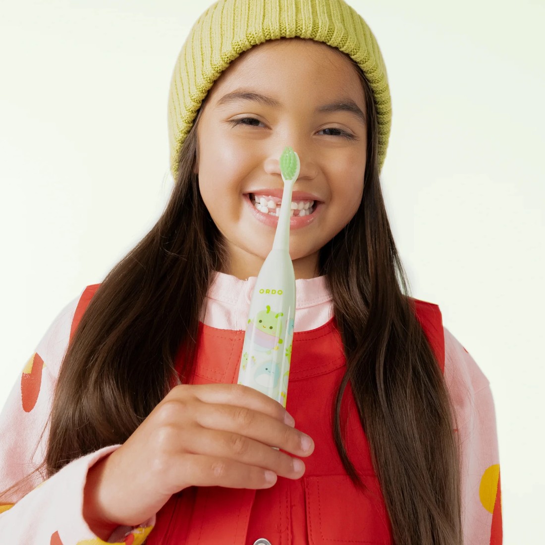 6 Original Squishmallows Ordo Sonic Kids Battery Toothbrush - Rutabaga, 6 of 8