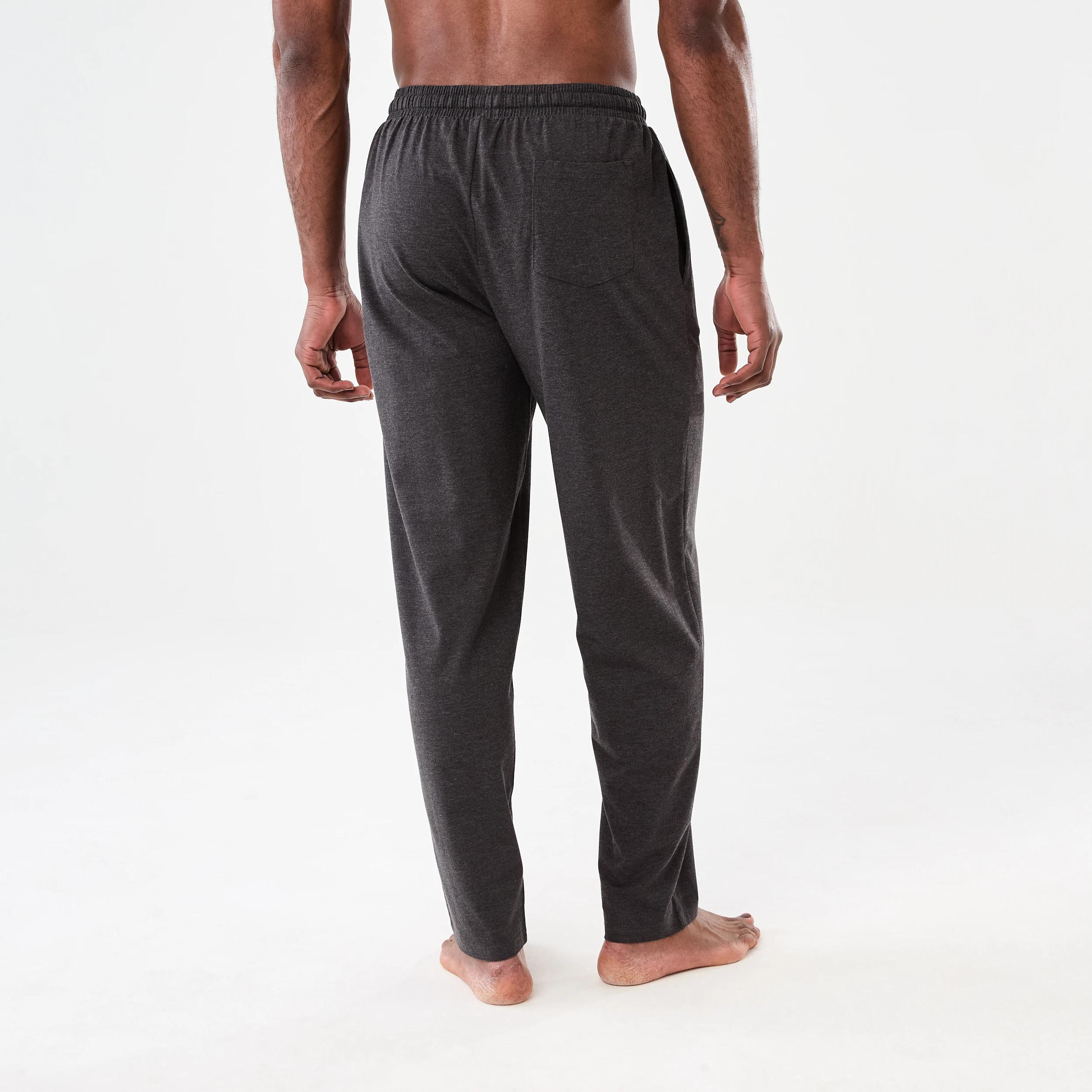 3 Cotton and Elastane Sleep Pants CHAR MARLE PANT, 3 of 5