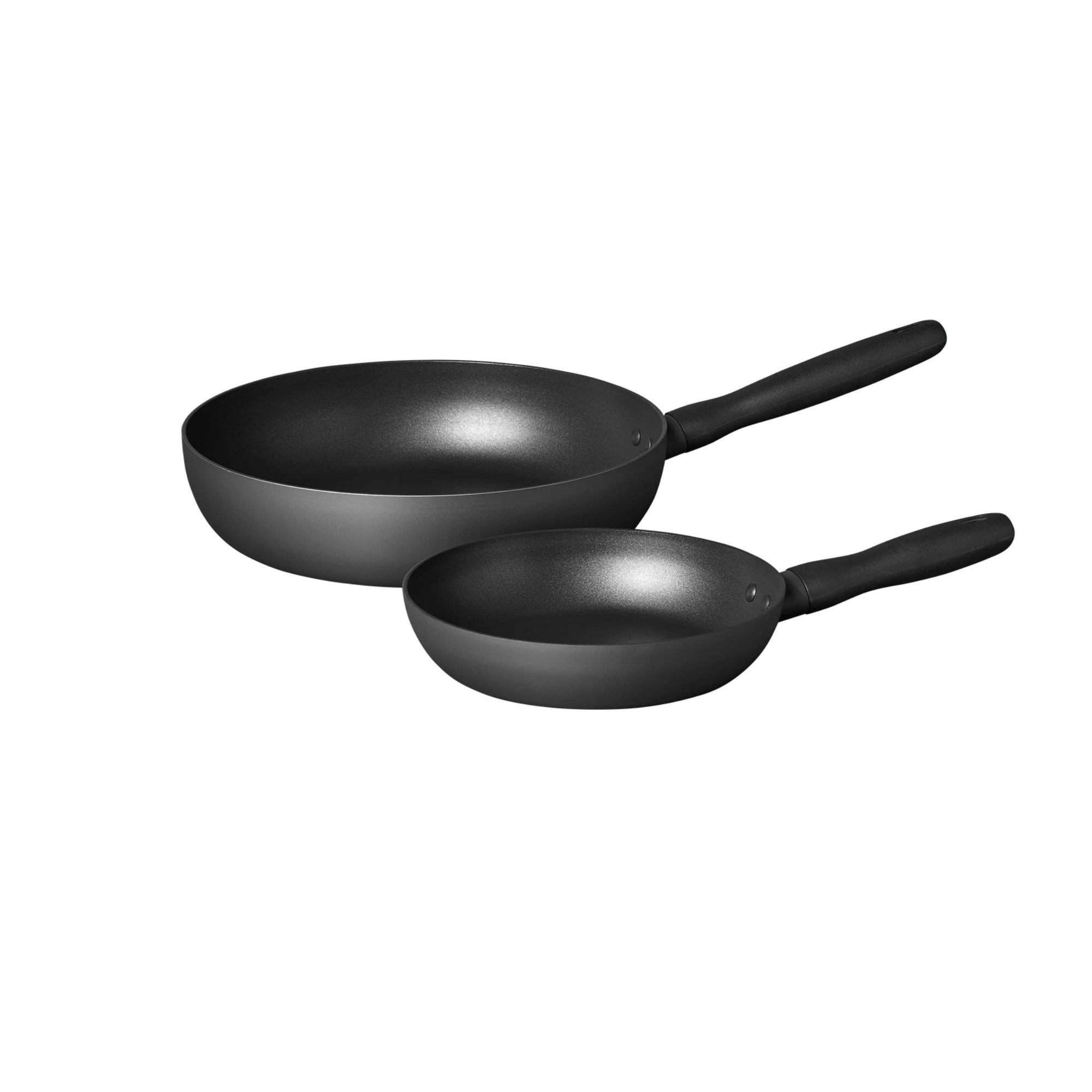 1 Meyer Bauhaus Series Nonstick Induction Frypan Twin Pack 20cm/28cm - Grey, 1 of 1