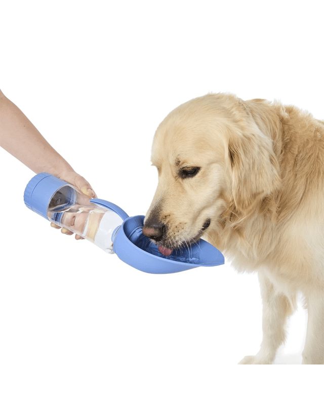 Pet Travel Bottle with Treat Holder - 