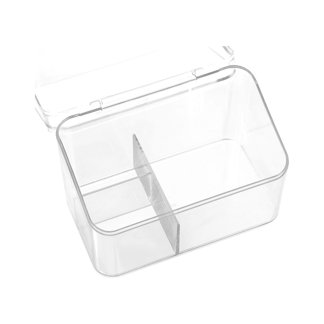 7 Boxsweden 4PK Cosmetics Flip Lid Box 14cm Durable Plastic - 3 Compartments
 - plain, 7 of 7