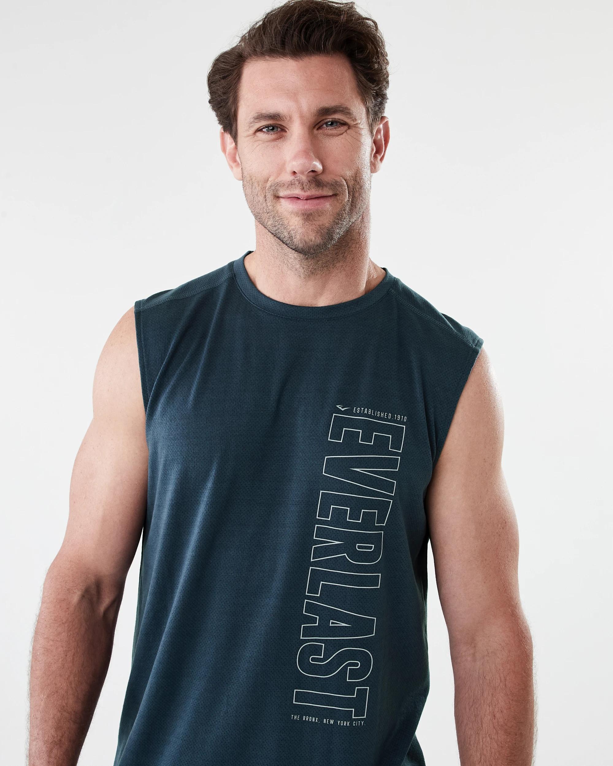 4 Everlast Mens Neo Mesh Muscle Navy Steel, 4 of 6