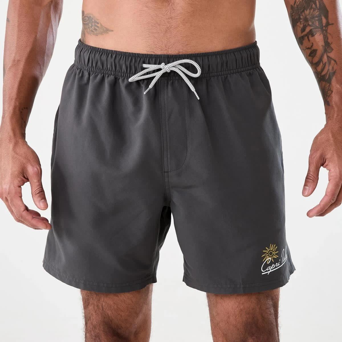 1 Core Print Swim Shorts CAPRI ISLAND SWIM GREY VIOLET, 1 of 6