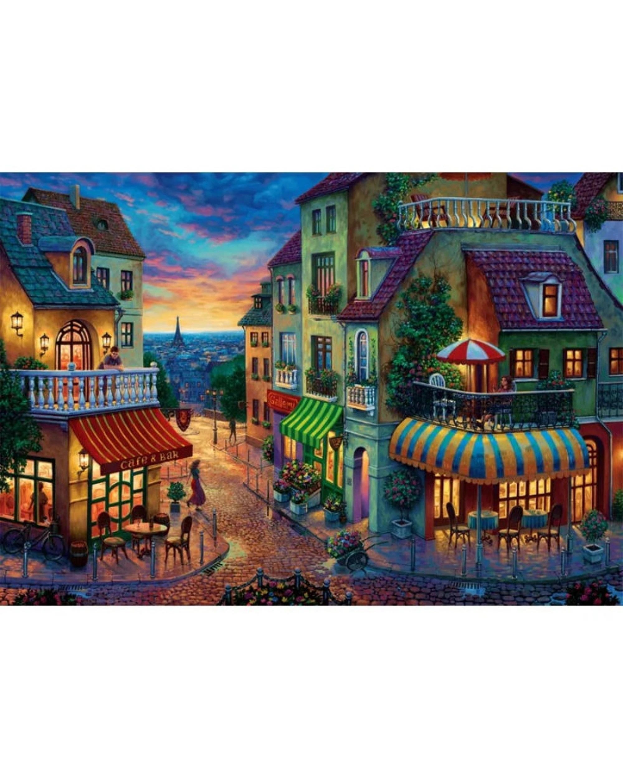 2 Clementoni Wandering Around Paris 2000 Piece Jigsaw Puzzle, 2 of 3