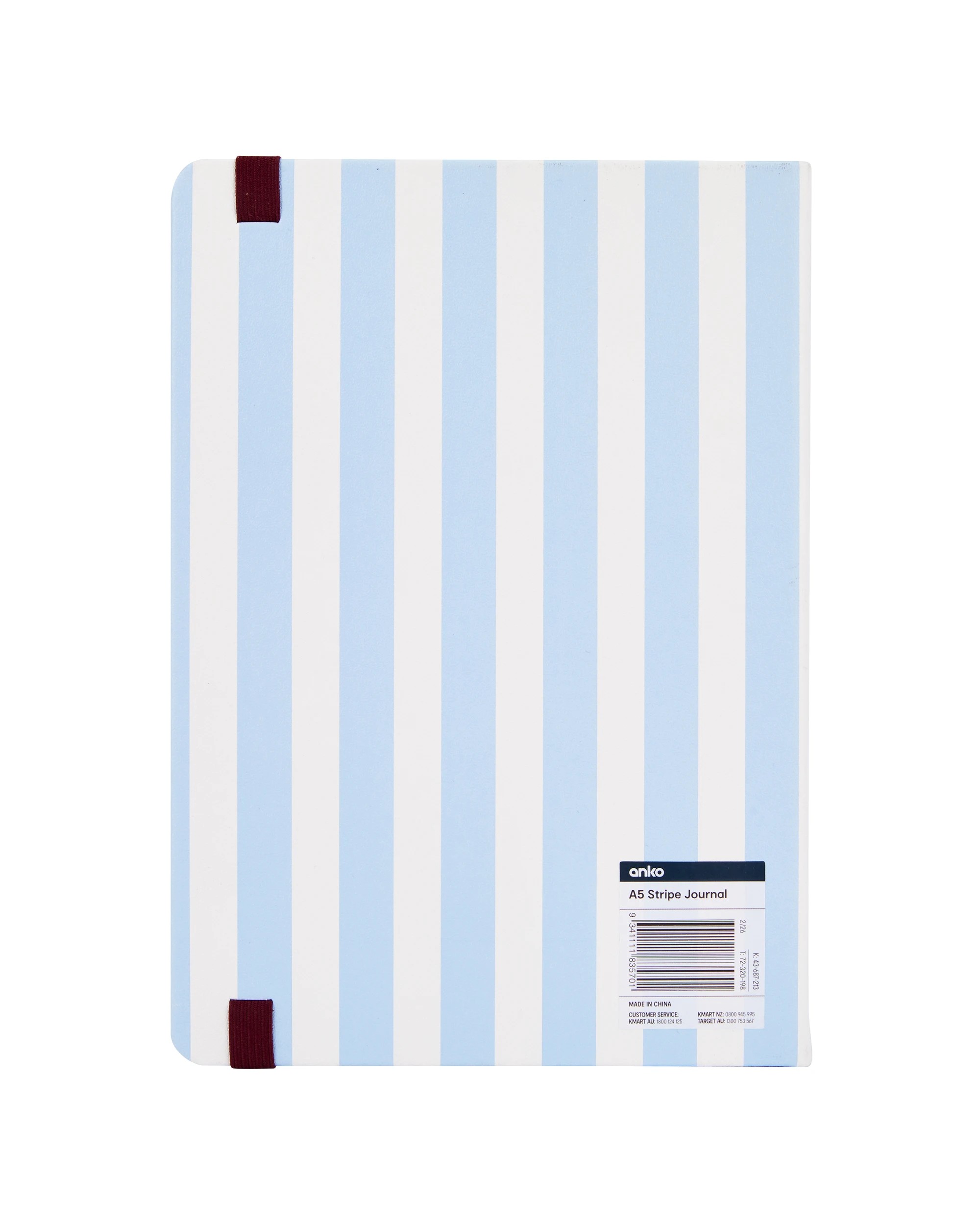 5 A5 Journal Stripe 80gsm 192 Pages, 5 of 5