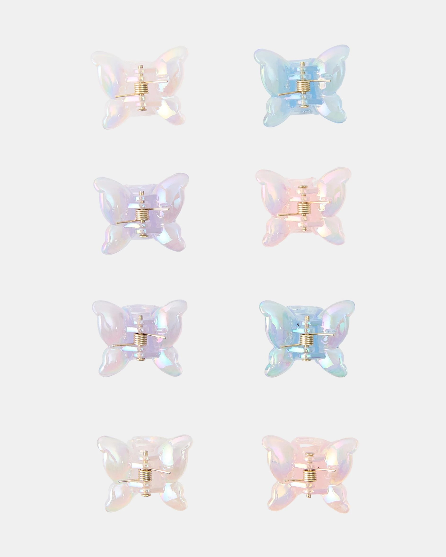 1 8 Pack Butterfly Claw Hair Clips, 1 of 3