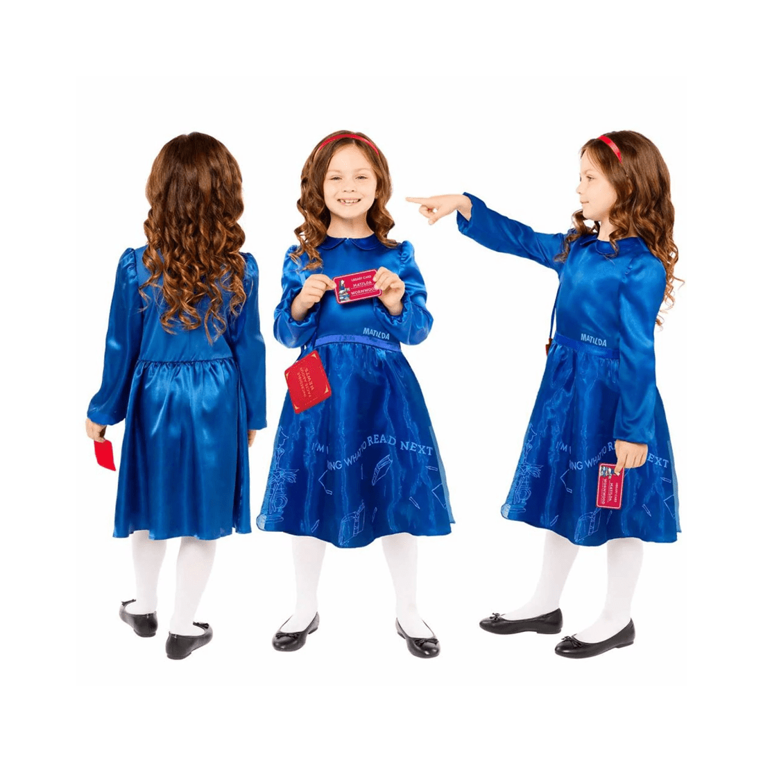 3 Amscan Inc. Roald Dahl Matilda Classic Child Costume Size 4-6 Years, 3 of 3