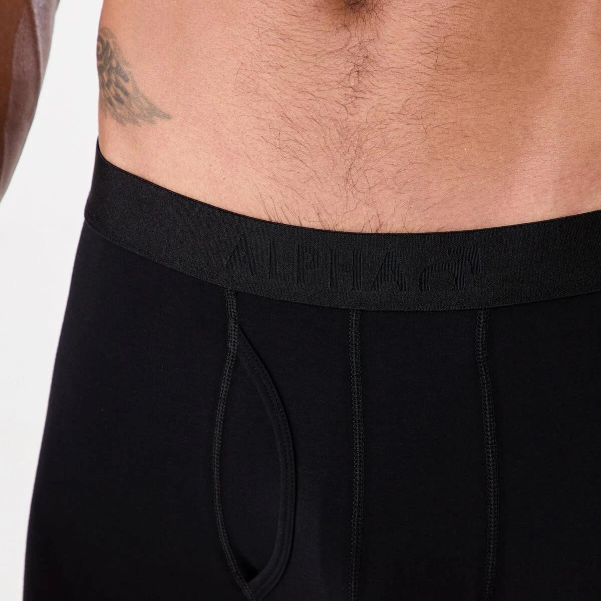 5 3 Pack Cotton Modal Trunks Black, 5 of 6