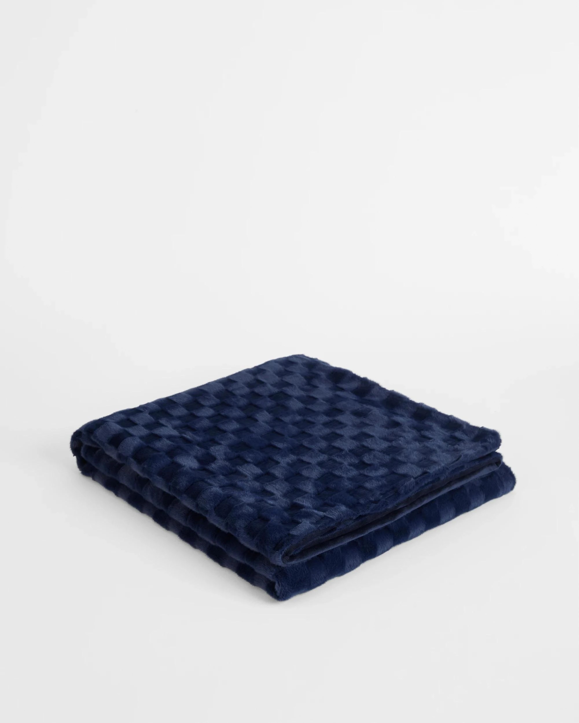 1 Target Ziggy Check Throw - Queen Bed - Blue, 1 of 3