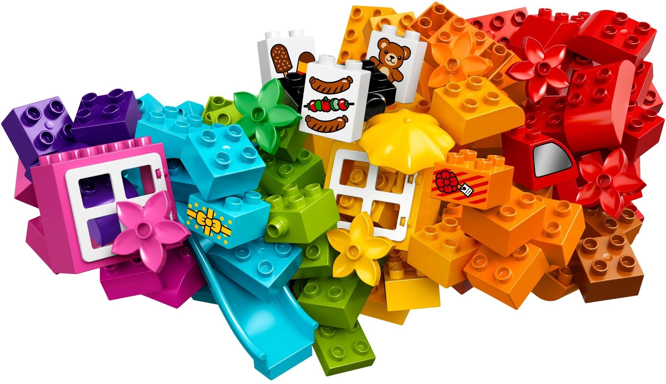 5 LEGO 10820 DUPLO Town Creative Building Basket Set, 5 of 7