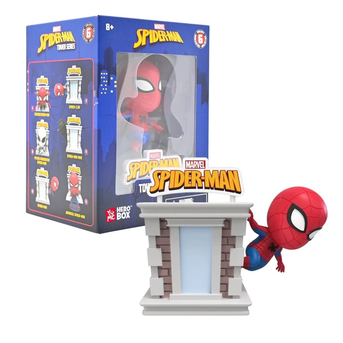 7 YuMe HeroBox Marvel Spider-Man Tower Series Action Figure - Assorted, 7 of 10