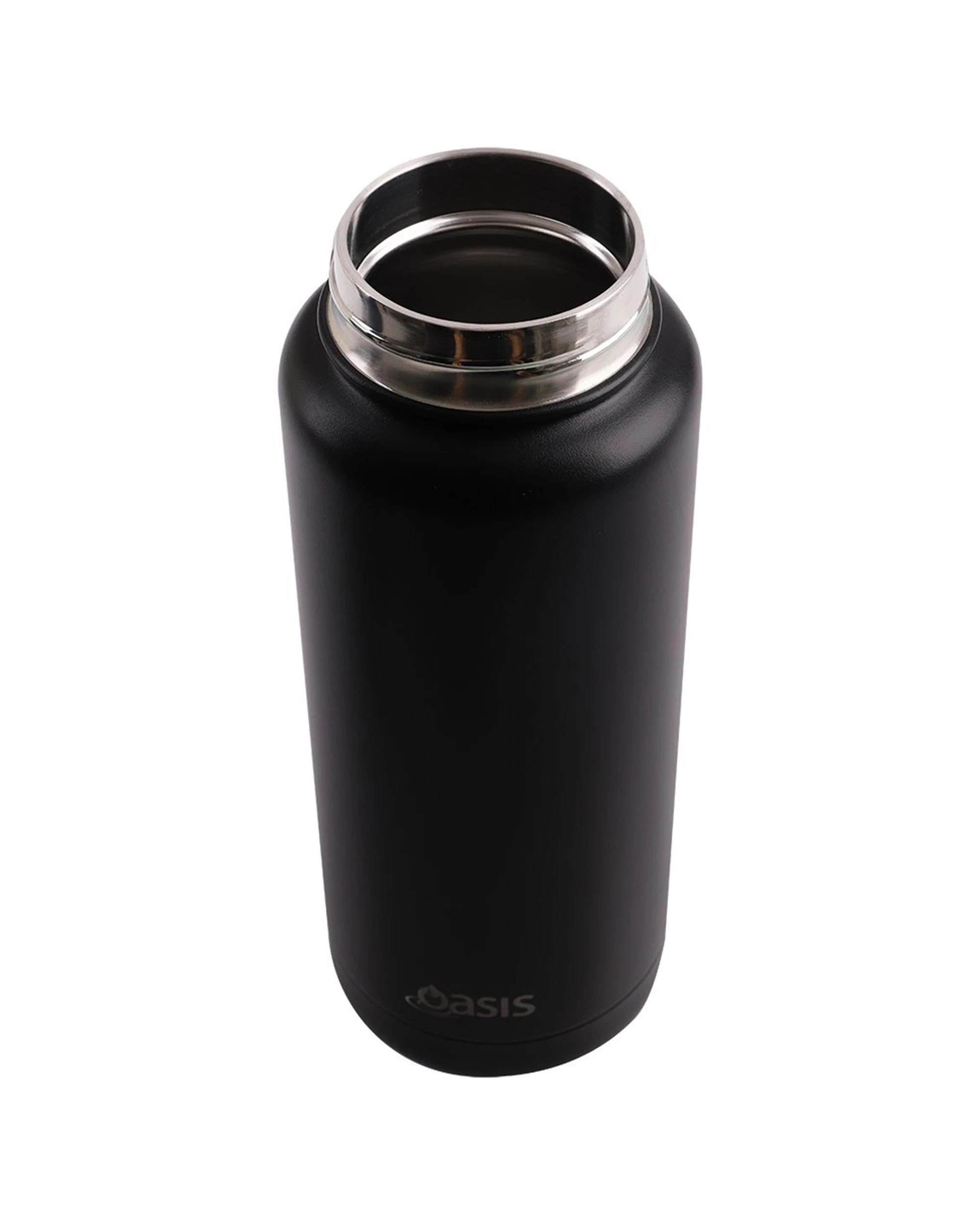 3 Oasis 1.2l Double Wall Insulated Titan Drink Water Bottle Stainless Steel Black
 - Black, 3 of 3