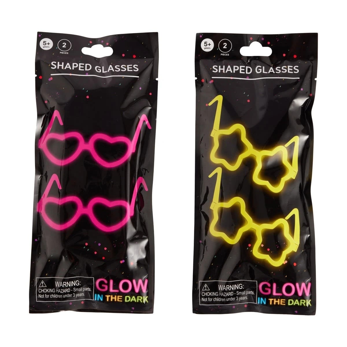 1 2 Pack Shaped Glasses - Assorted, 1 of 7