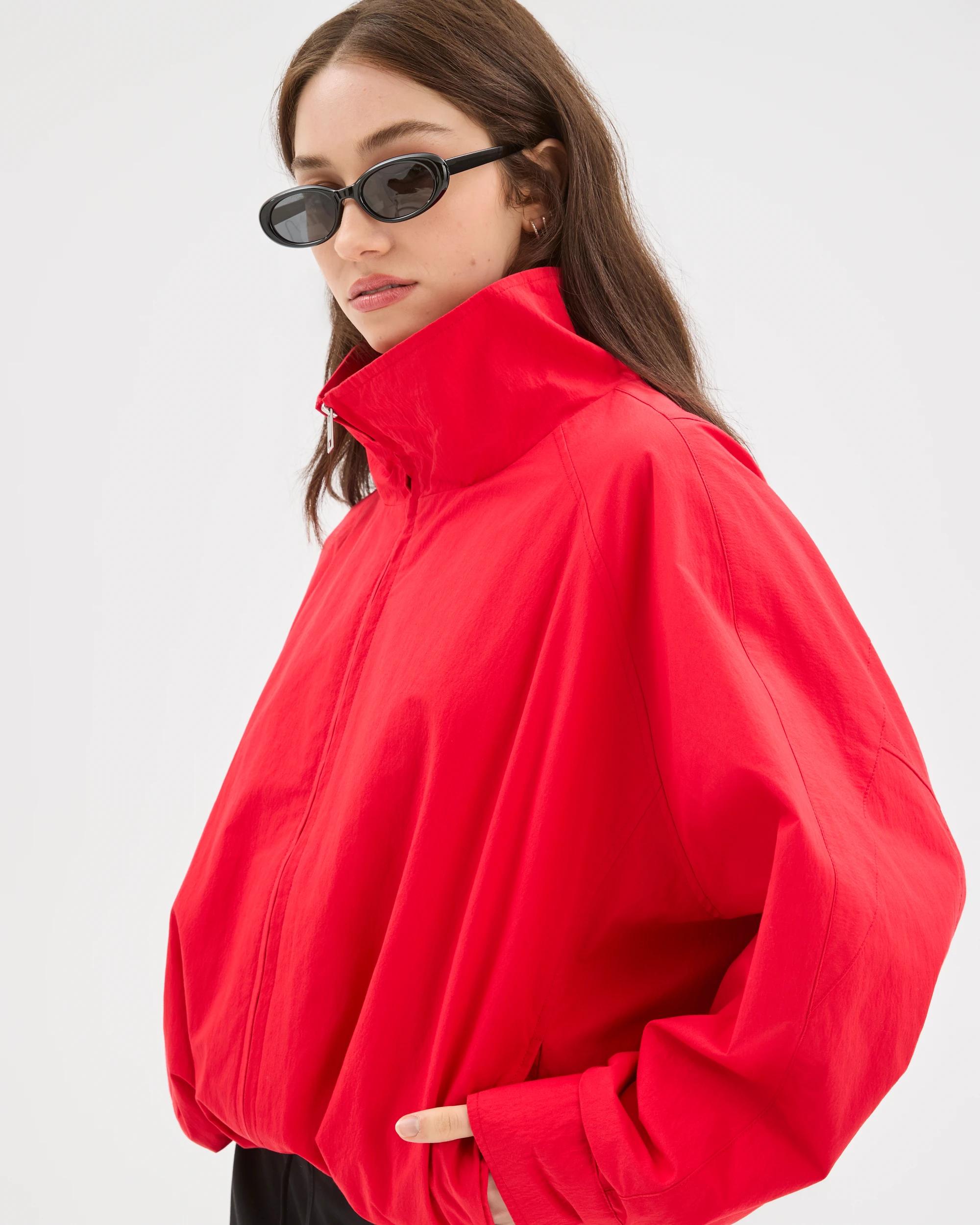6 Lily Loves Australian Cotton Blend Parker Jacket FLAME, 6 of 8