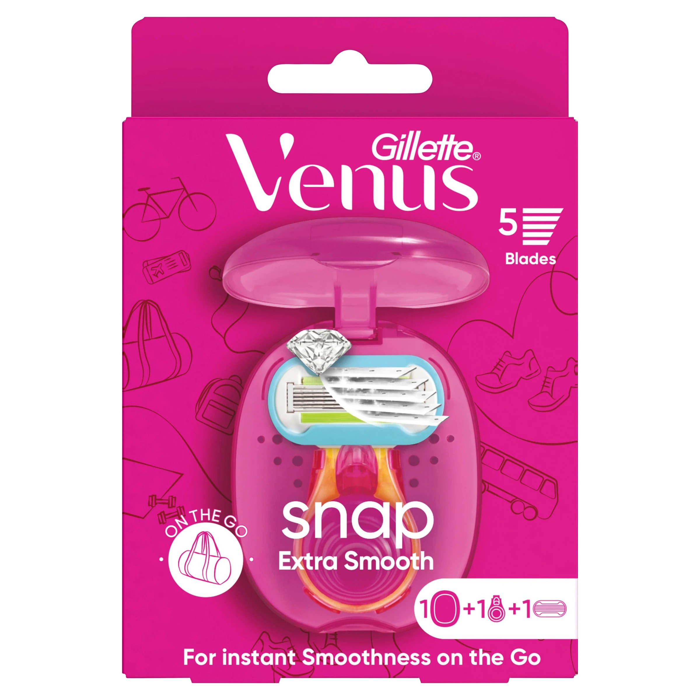 1 Gillette Venus Extra Smooth Snap Razor, 1 of 7