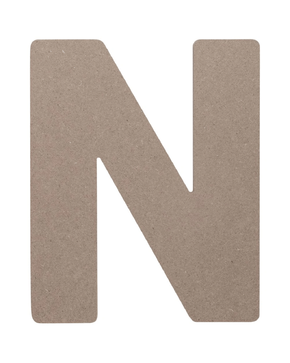 Born Wooden Alphabet Letter N 20cm