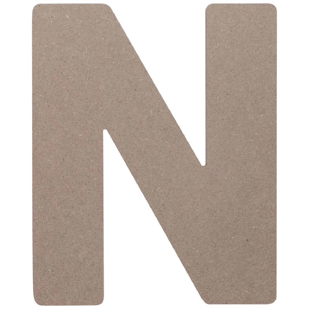 1 Born Wooden Alphabet Letter N 20cm, 1 of 3