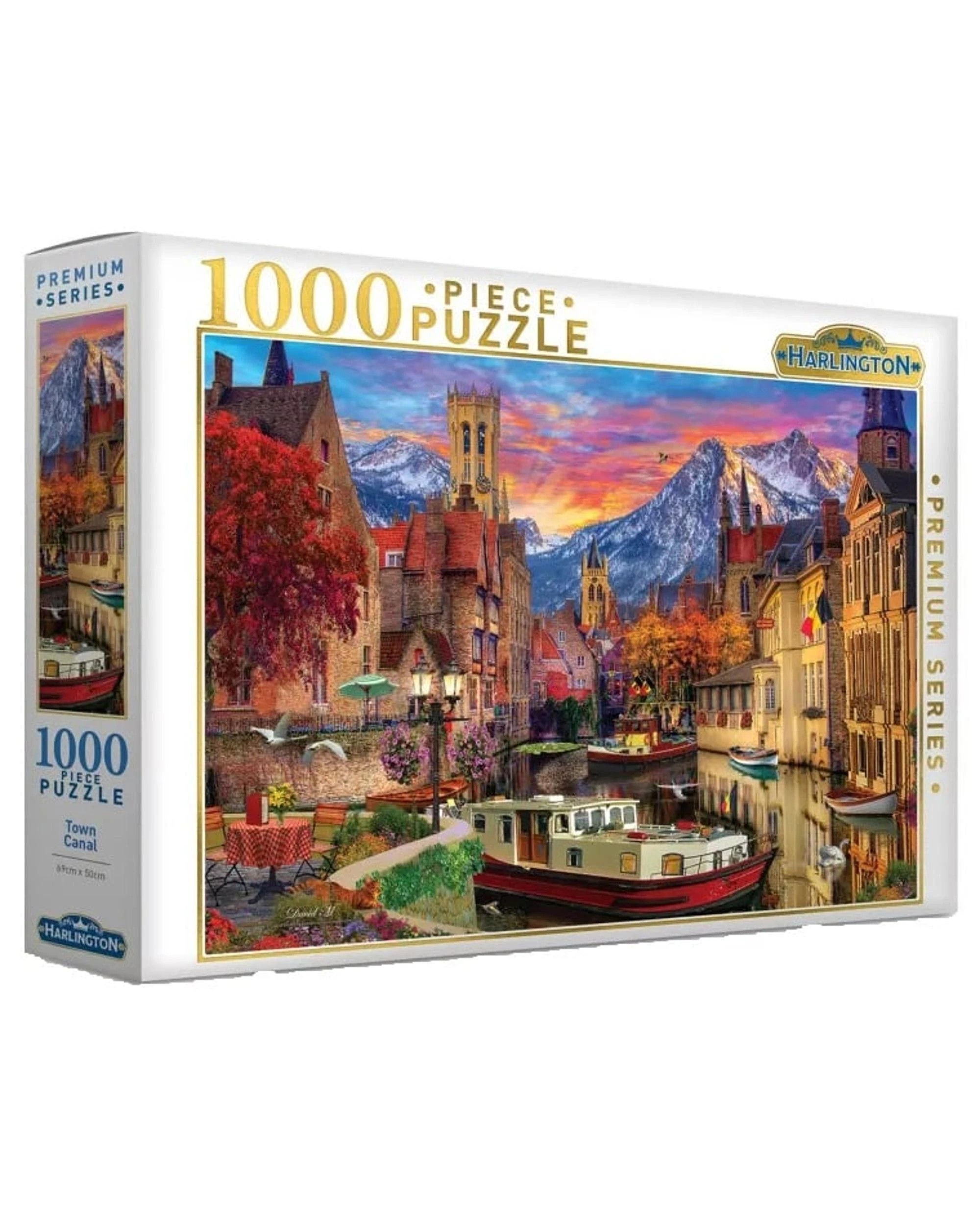 1 Harlington Town Canal 1000 Piece Jigsaw Puzzle, 1 of 1