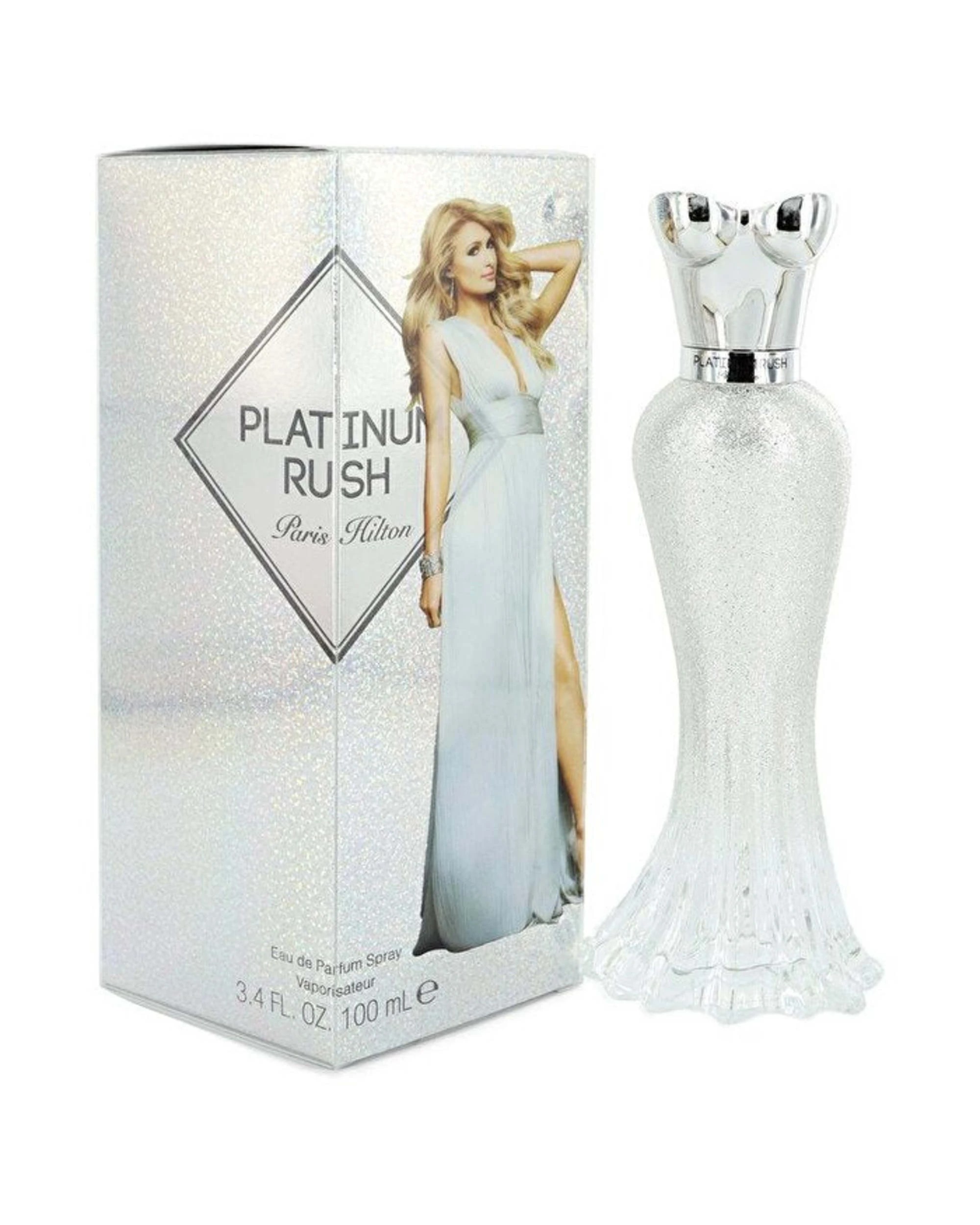 1 Paris Hilton Platinum Rush Eau De Parfum Spray 100ml/3.4oz, 1 of 1