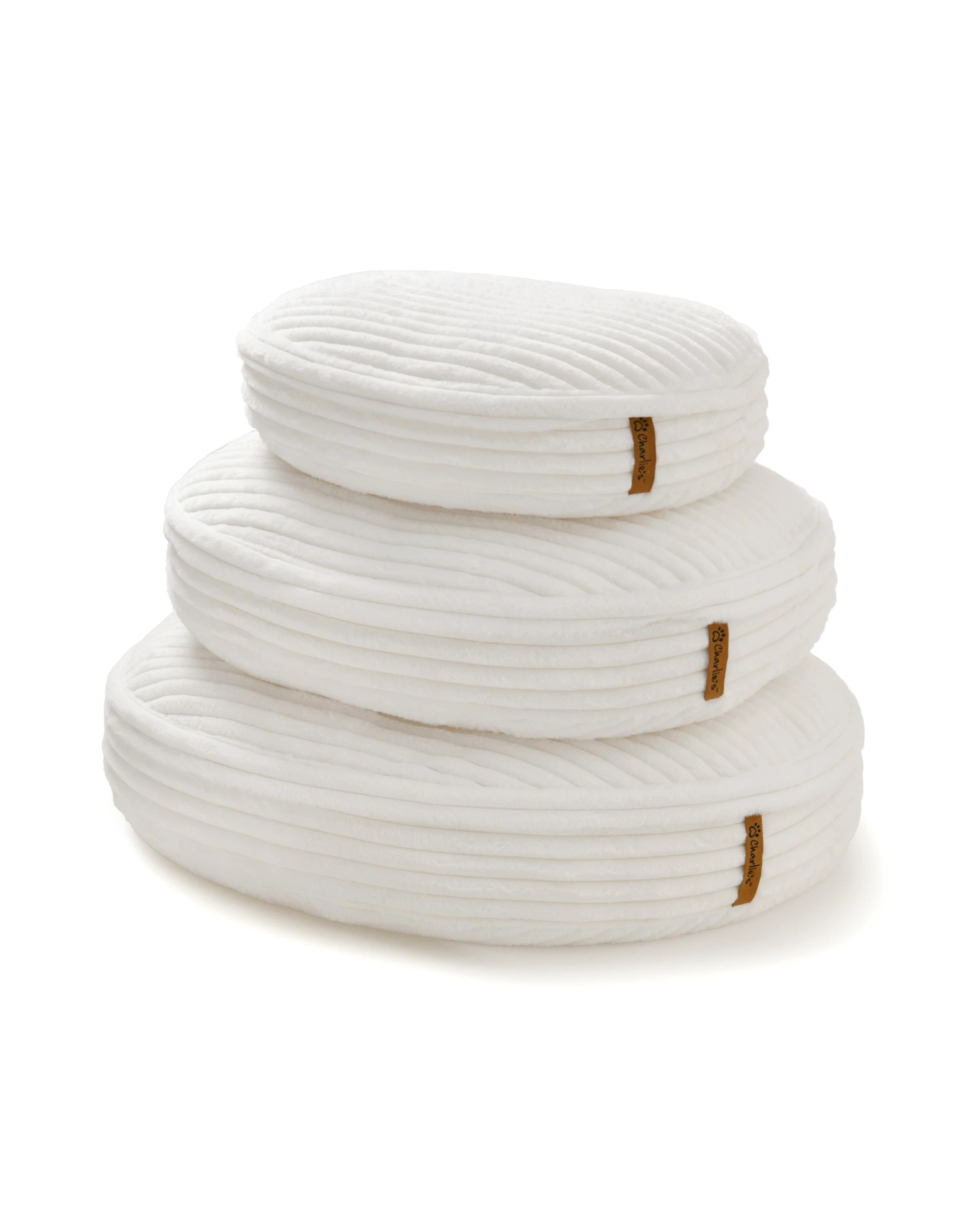 7 Charlie's Cloud Crushed Foam Dog Bed Large - Cream, 7 of 8