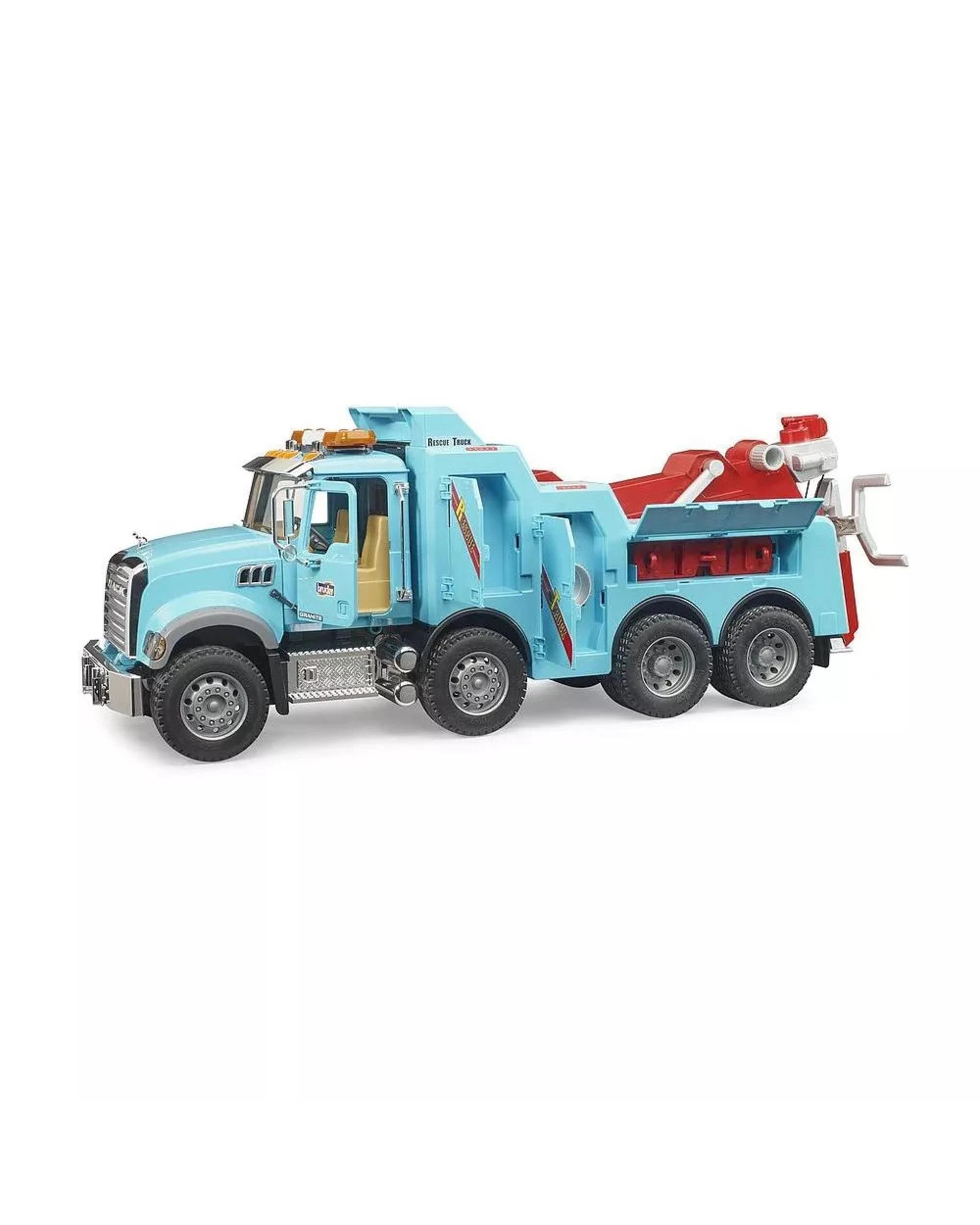 2 Bruder Commercial Mack Granite Recovery and Towing Truck with Light and Sound Module, 2 of 3