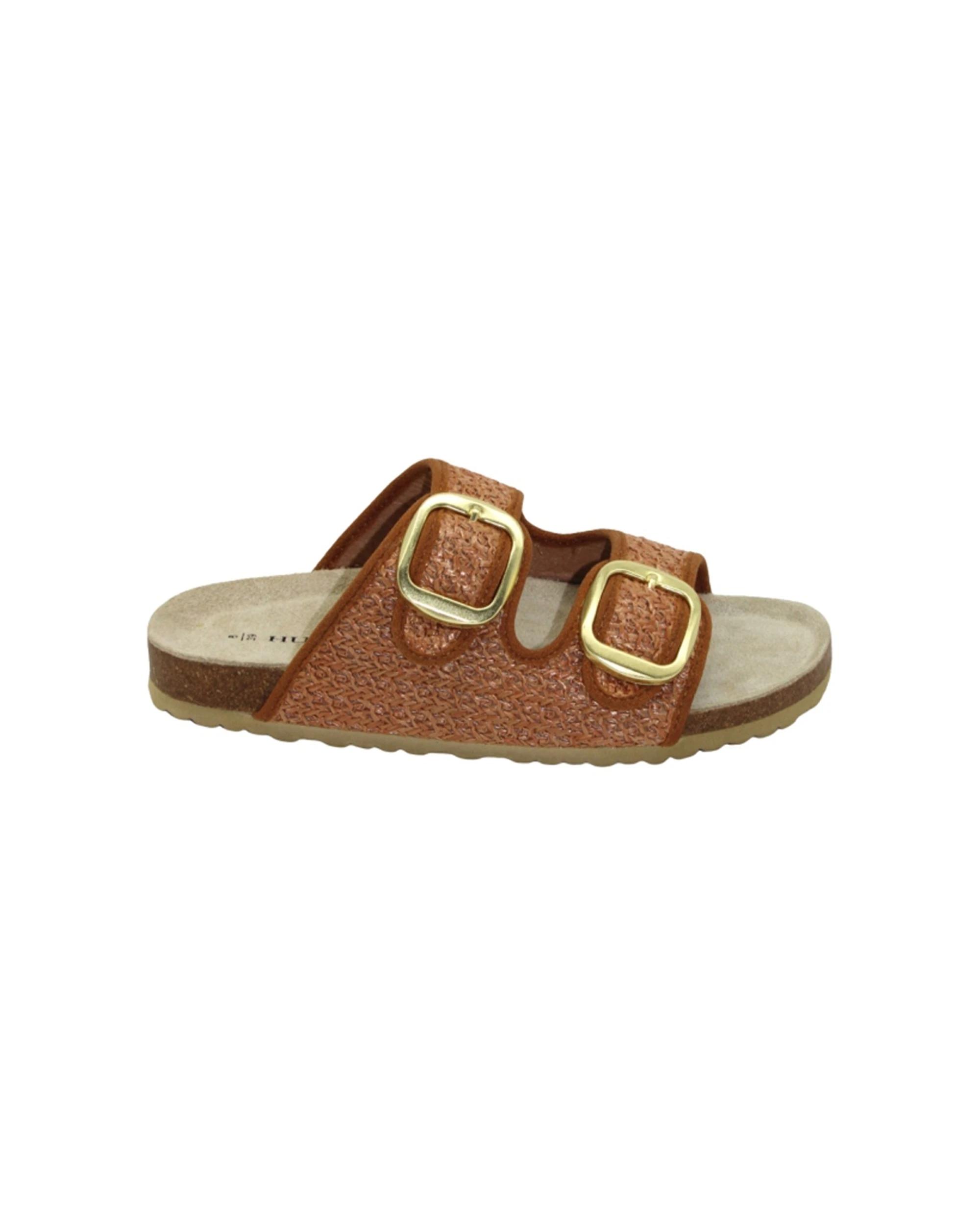 Human Shoes Cammy Tan Double Buckle Sandals - Kmart