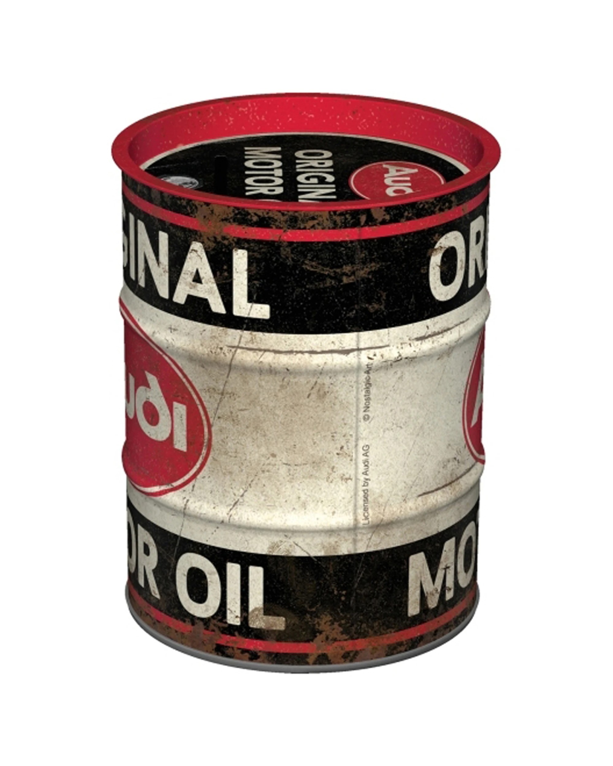 3 Nostalgic-Art Storage Money Box - Oil Barrel Audi Original Motor Oil - Multi, 3 of 3