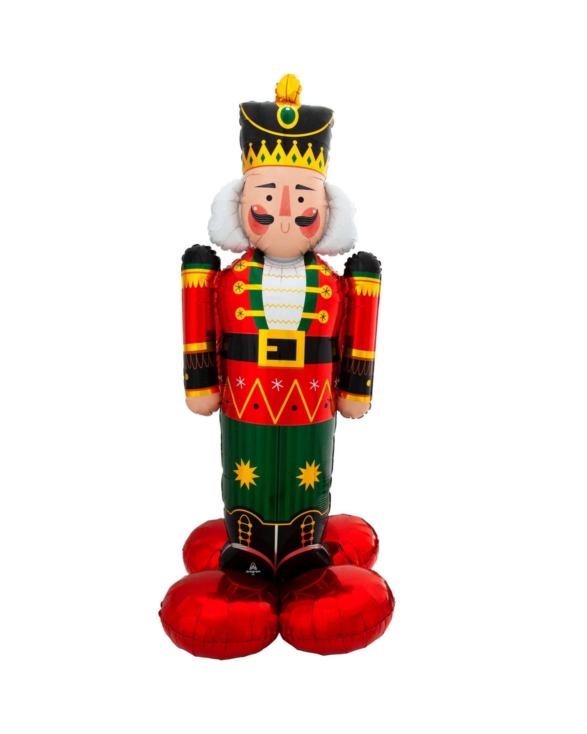 1 Anagram AirLoonz Nutcracker Toy Soldier Air Fill Balloon 154cm - Multi, 1 of 1