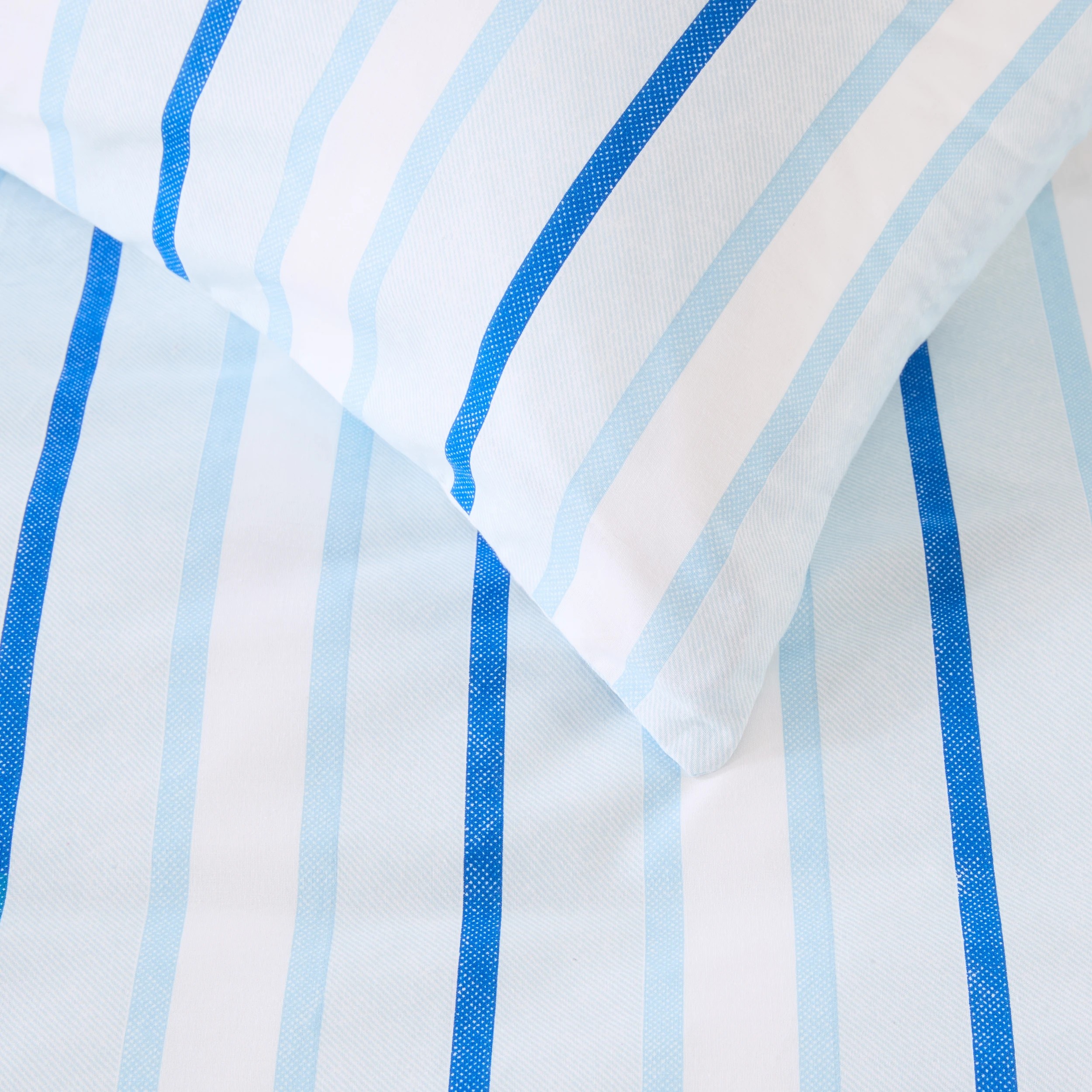 4 Morgan Cotton Rich Reversible Quilt Cover Set - King Bed, Blue, 4 of 7