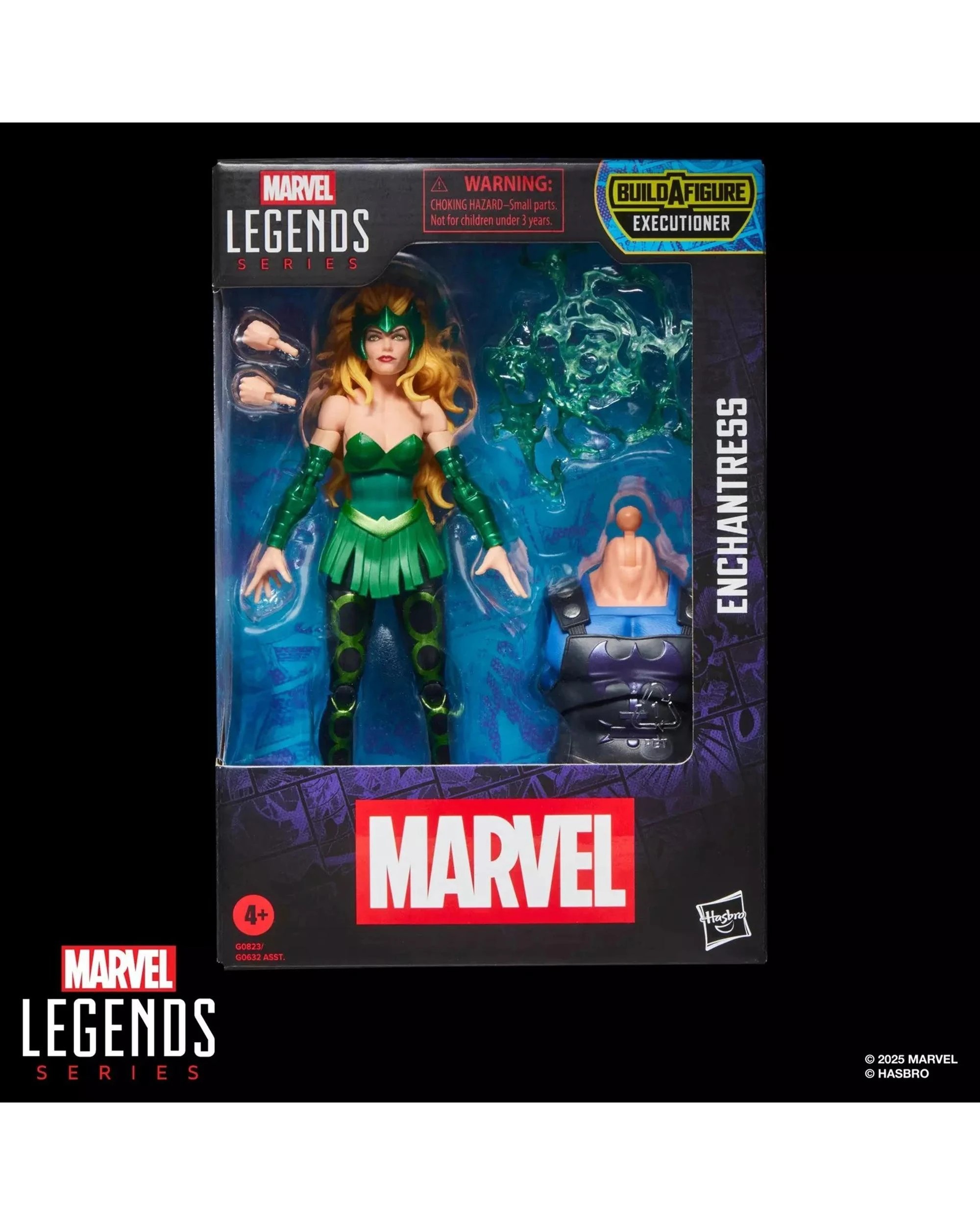 10 Marvel Legends Series Enchantress Build-A-Fig Action Figure, 10 of 10