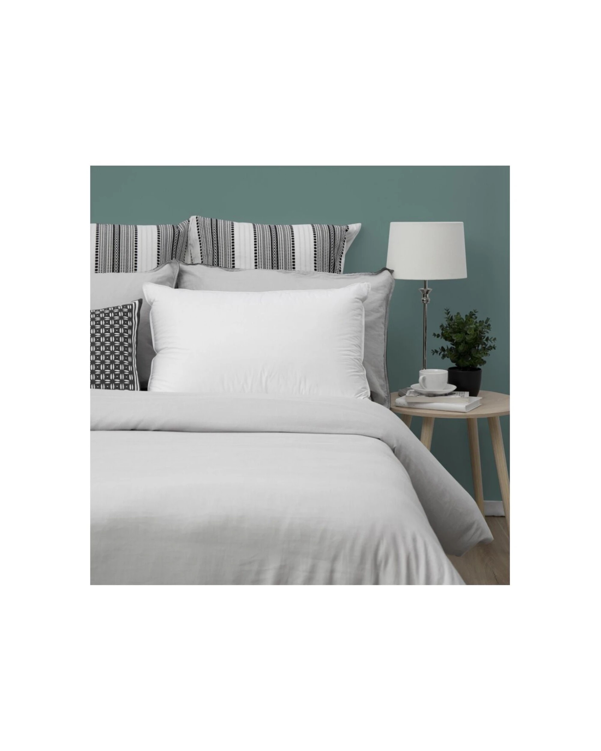 3 Tontine 50/50 Australian Feather And Down Surround Medium Firm Pillow Standard - White, 3 of 4