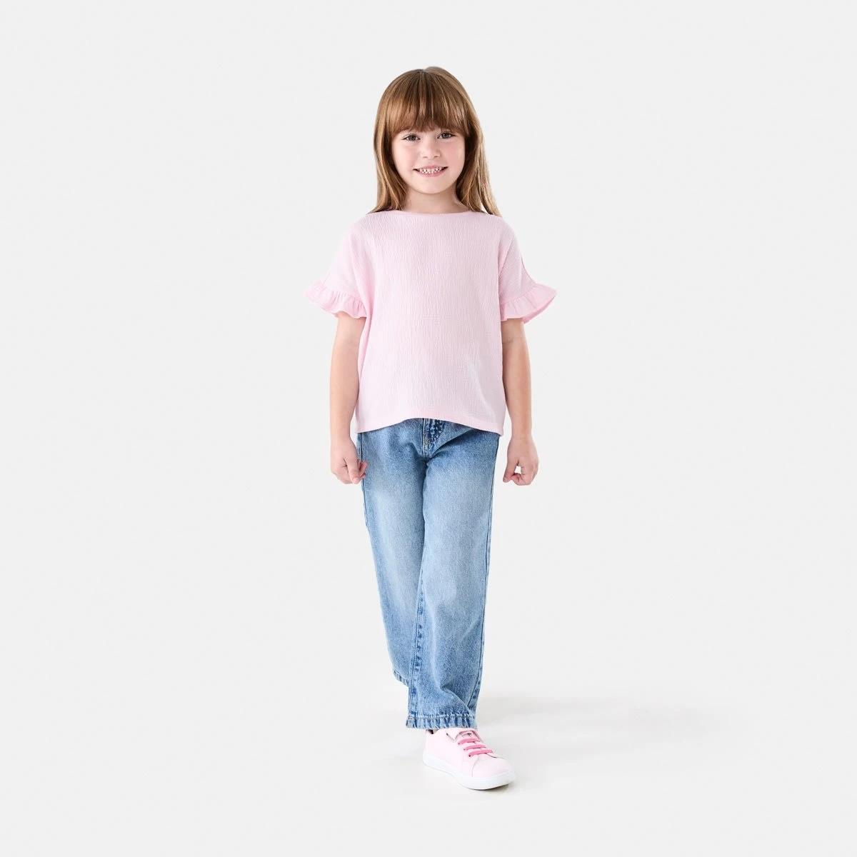 5 Short Sleeve Crinkle T-shirt BALLERINA, 5 of 6