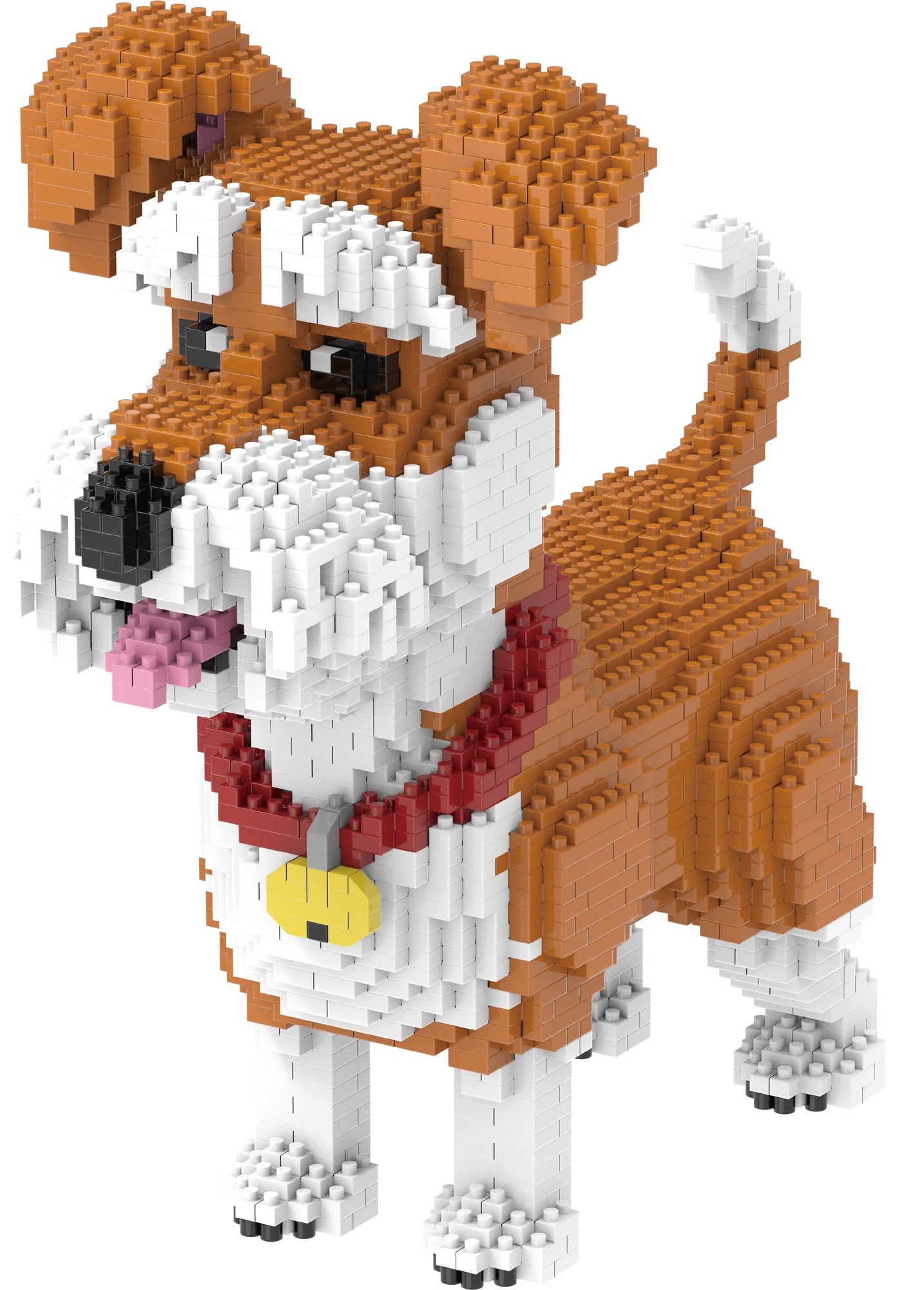 3 1937 Piece Mini Blocks Animal Series: Jack Russell Terrier, 3 of 6