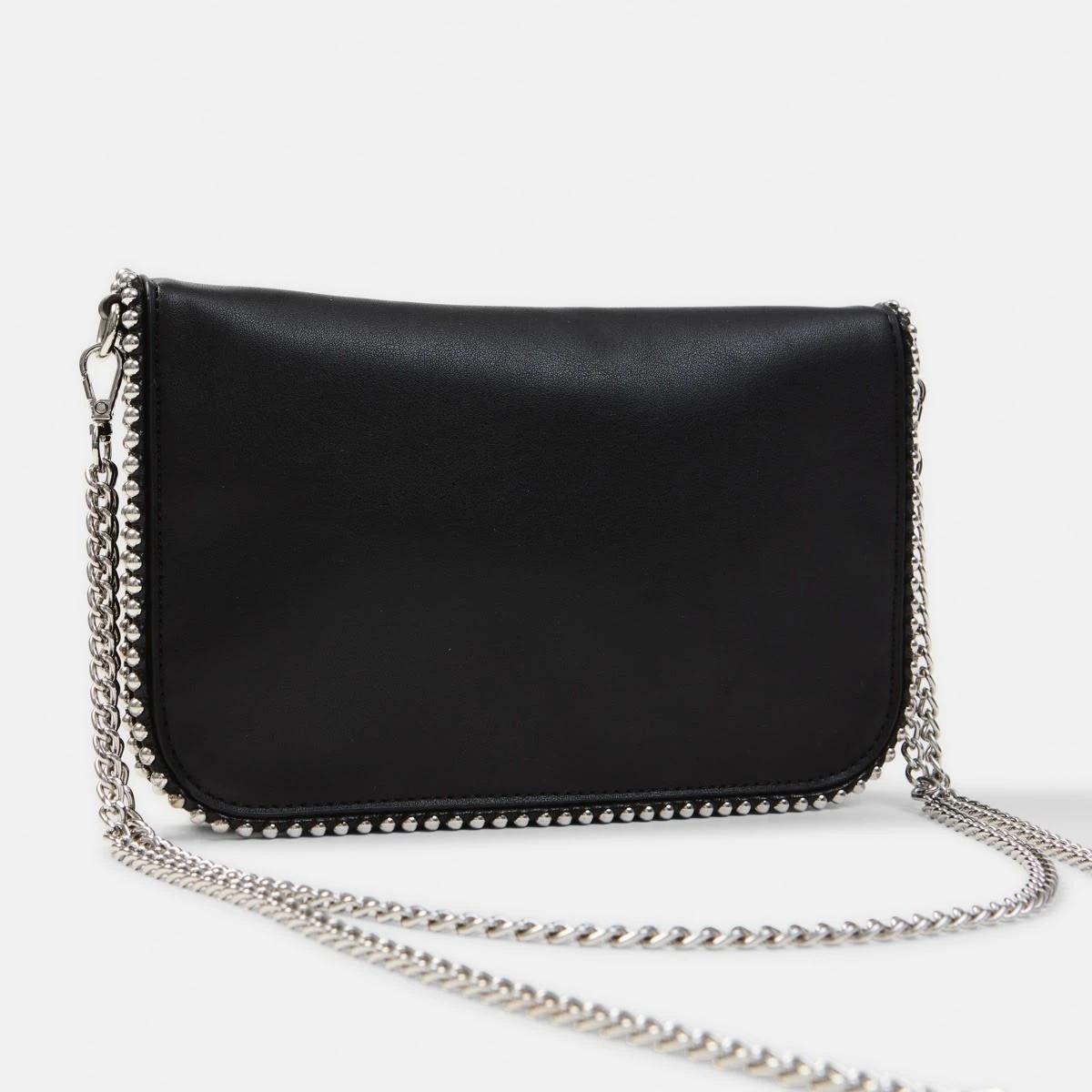 2 Metal Trim Crossbody Bag Black, 2 of 6