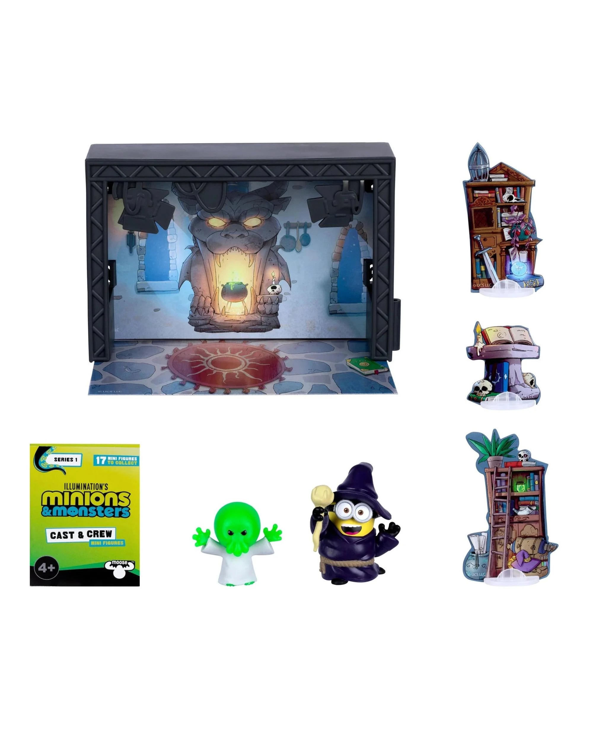 3 Minions and Monsters Wizard's Lair Sound Stage Mini Figure 2 Pack, 3 of 4