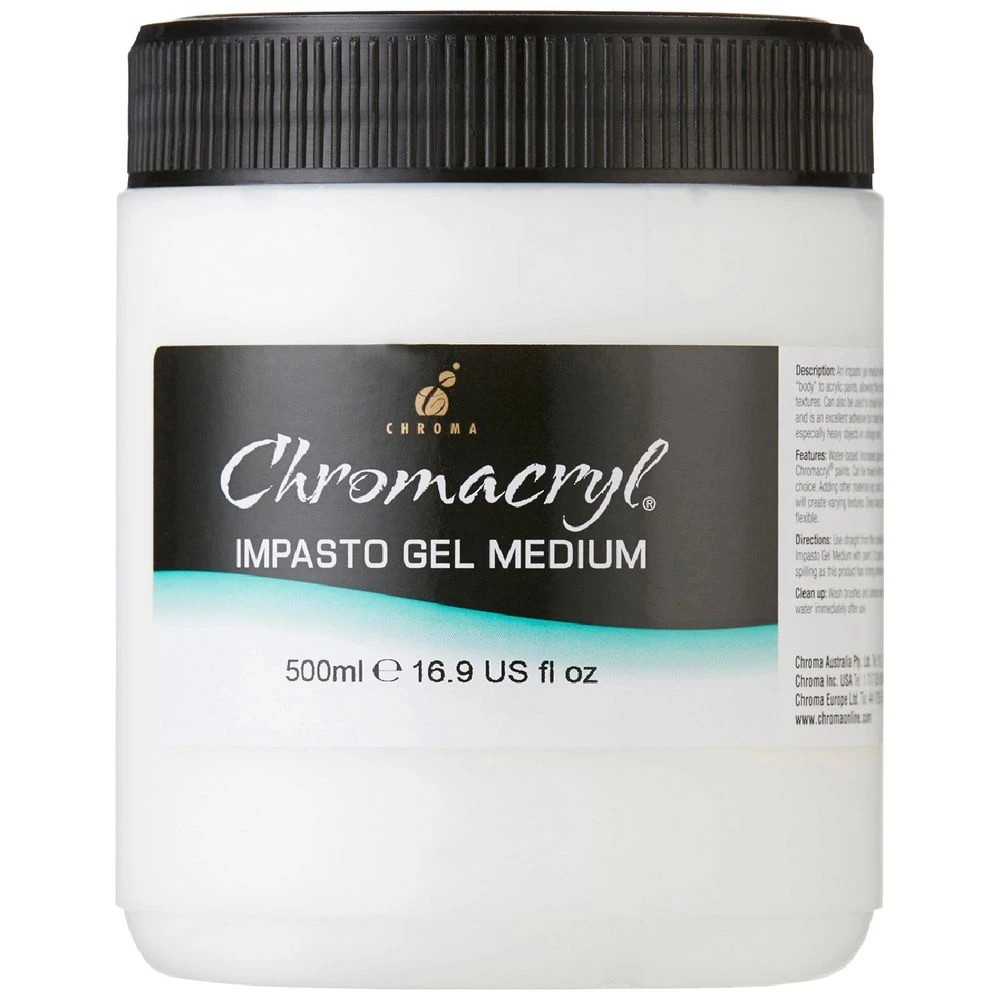 1 Chromacryl Impasto Gel Medium 500mL, 1 of 1