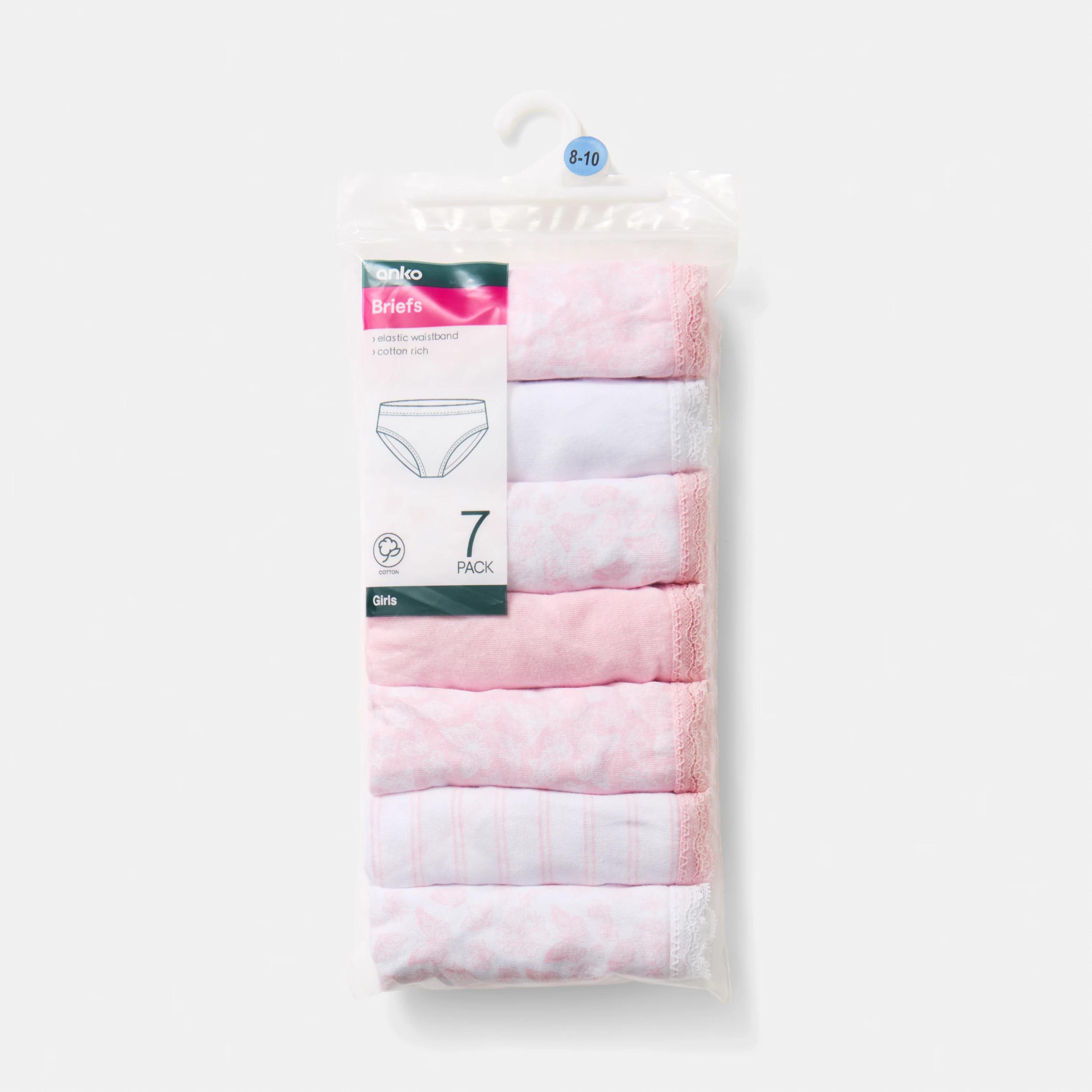 10 7 Pack Briefs PINK BUTTERFLY, 10 of 10