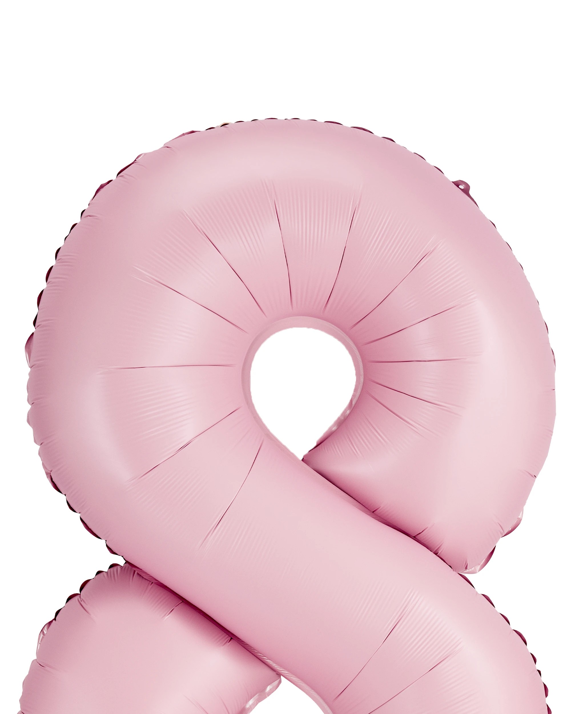 2 Giant Matte Pink Number 8 Foil Balloon, 2 of 5