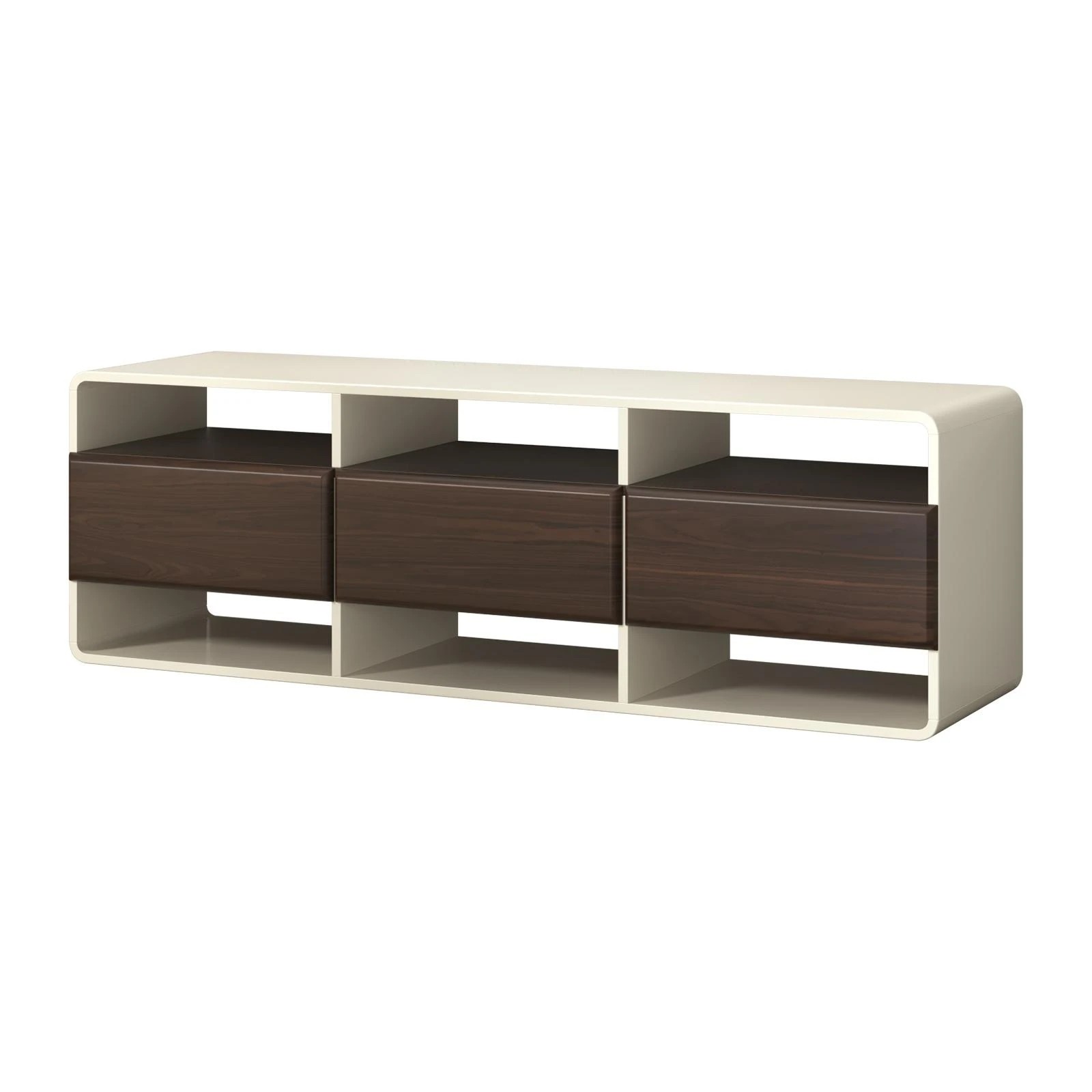 1 Oikiture TV Cabinet Entertainment Unit 3 Drawers 140cm - Multi, 1 of 10