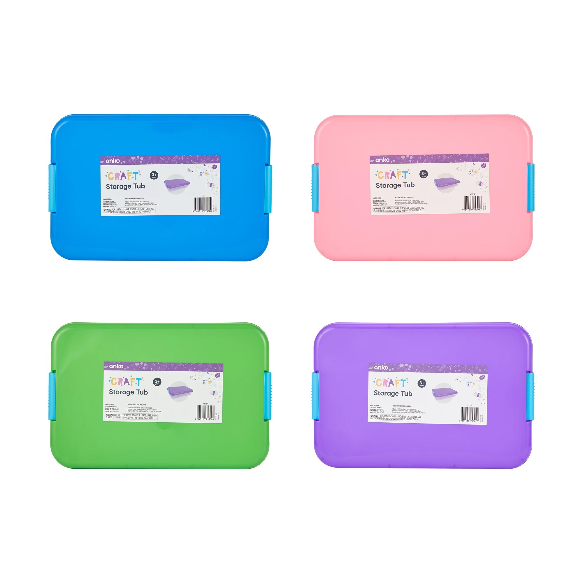7 Storage Tub - Assorted, 7 of 7