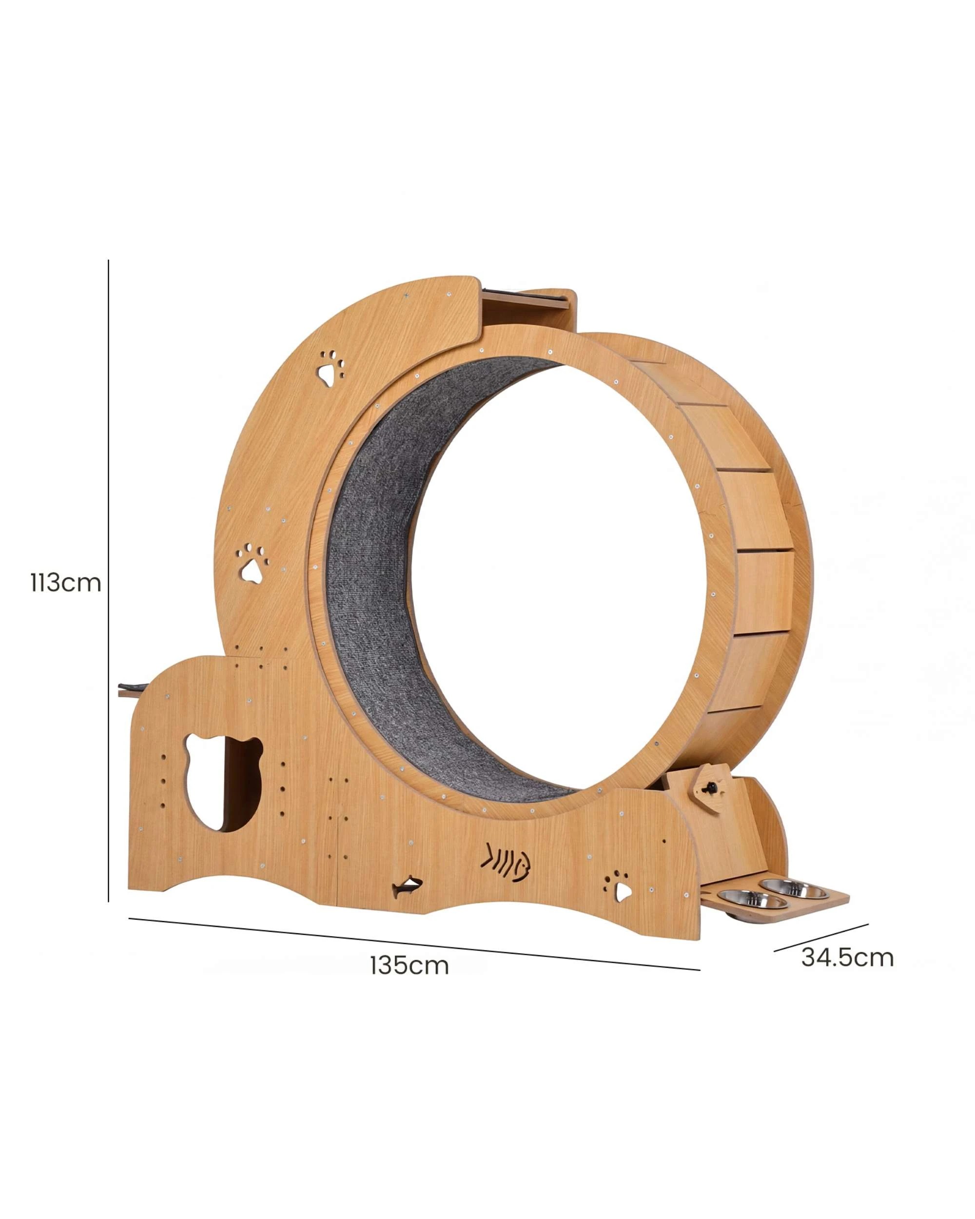 9 Advwin All-in-one Cat Exercise Wheel Cat Treadmill, 9 of 9