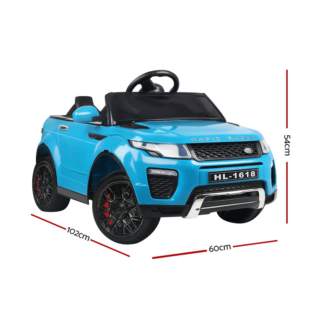 2 Rigo Kids Electric Ride On Car SUV Toy Cars Remote 12V - Blue, 2 of 7