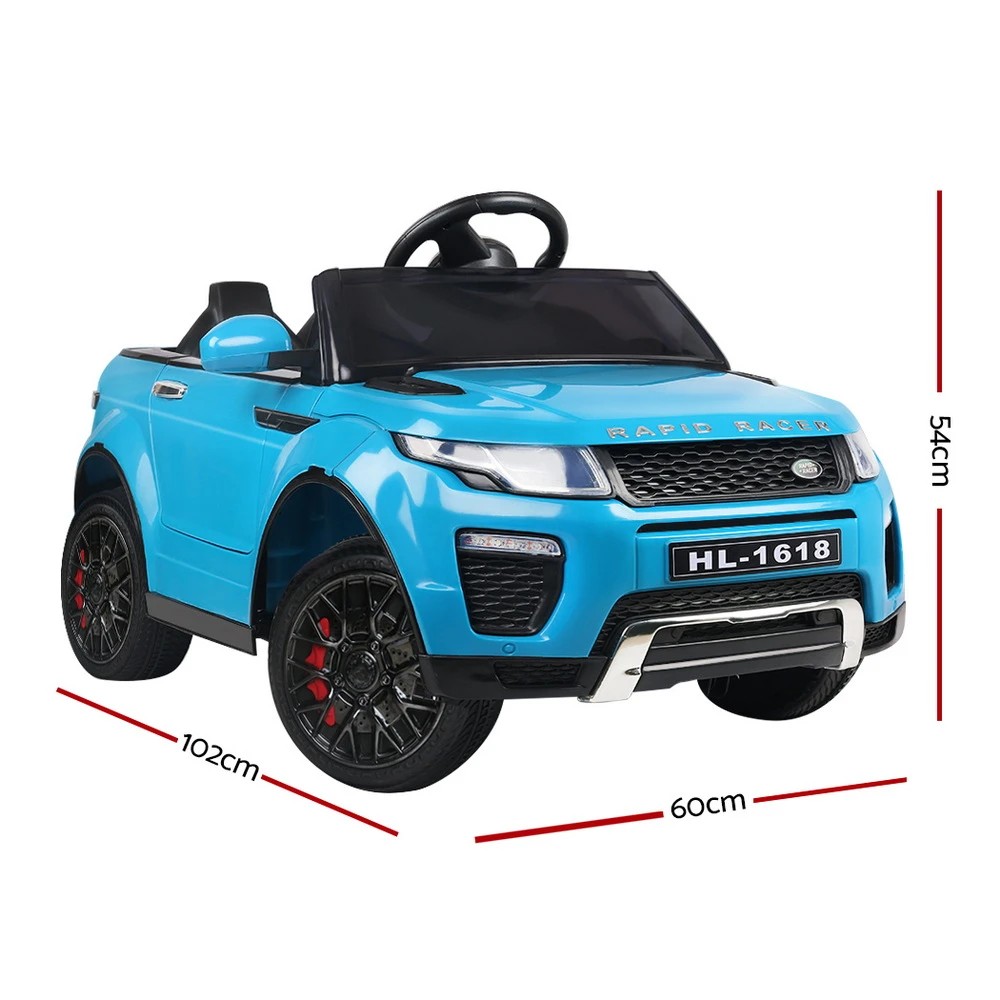 2 Rigo Kids Electric Ride On Car SUV Toy Cars Remote 12V - Blue, 2 of 8