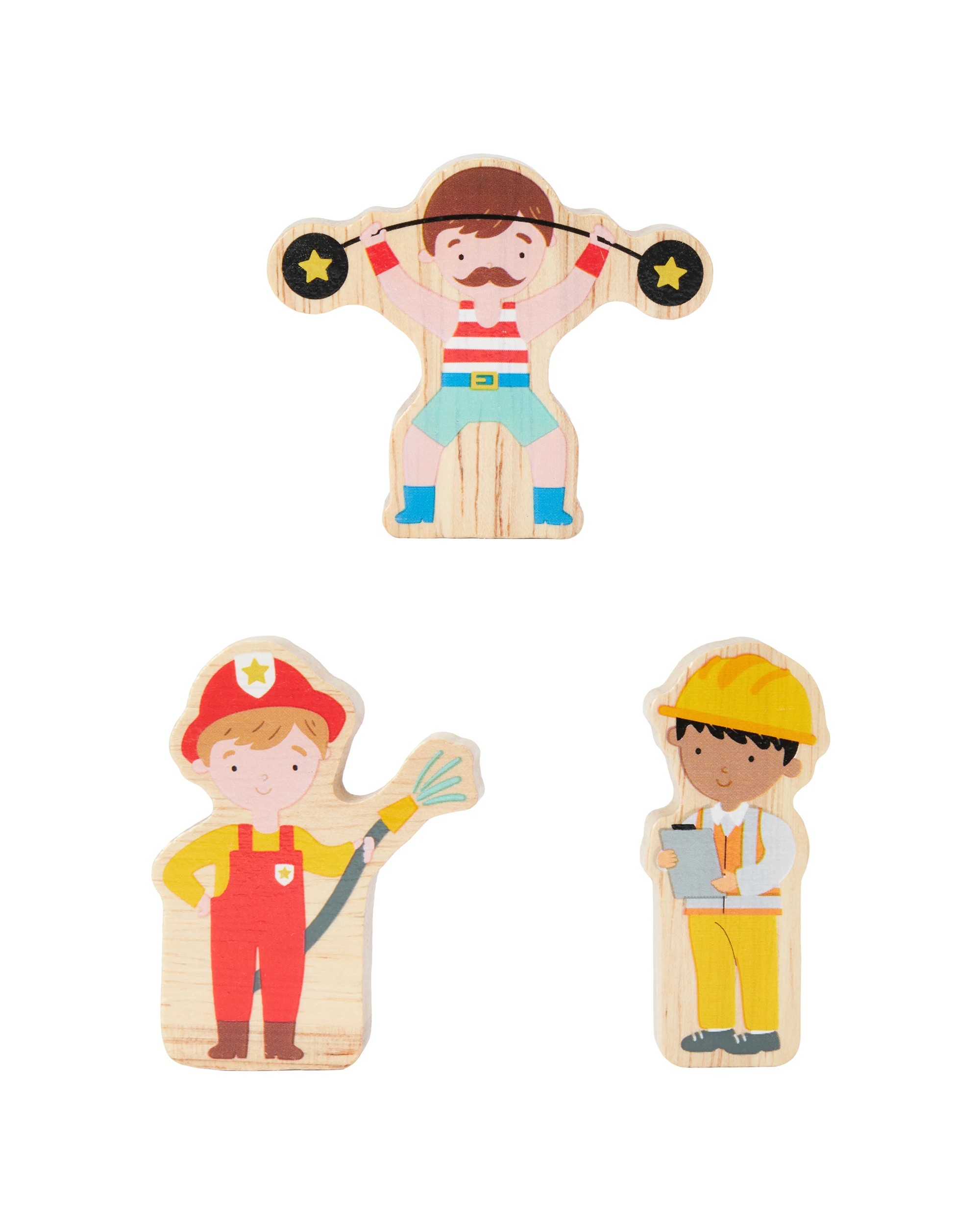 7 Wooden Train and Carriage Set - Assorted, 7 of 10