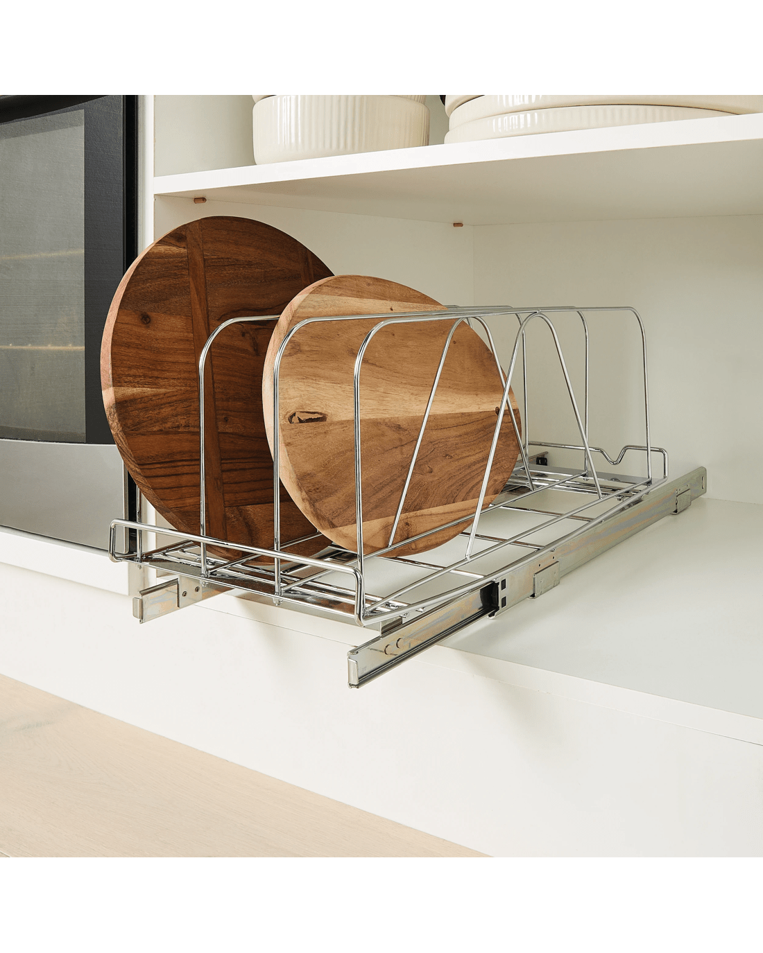 1 Chrome Pull-out Drawer Sliding Organiser, 1 of 10